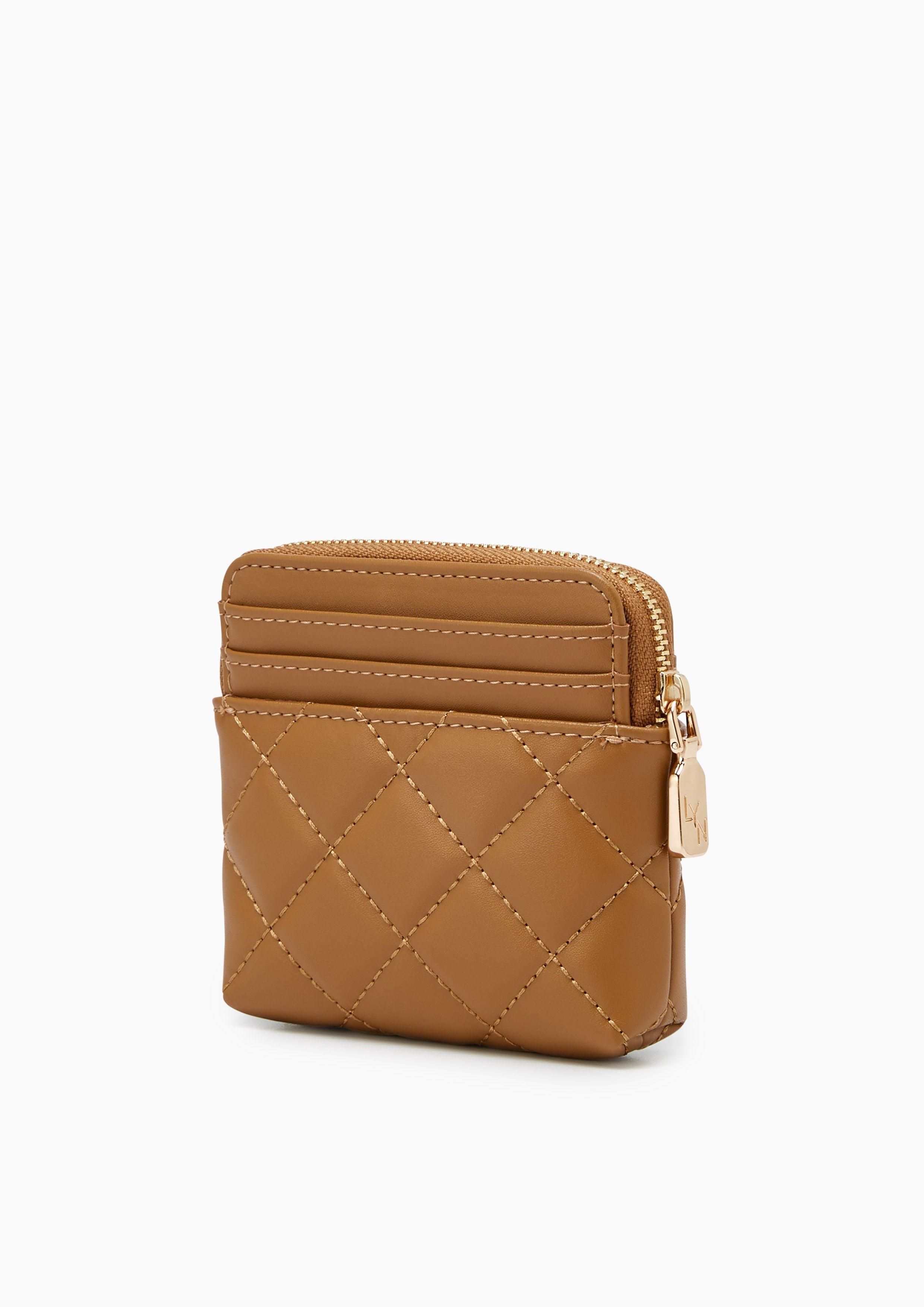 Butterfly Coin Pouch Pocket Wallet - Brown