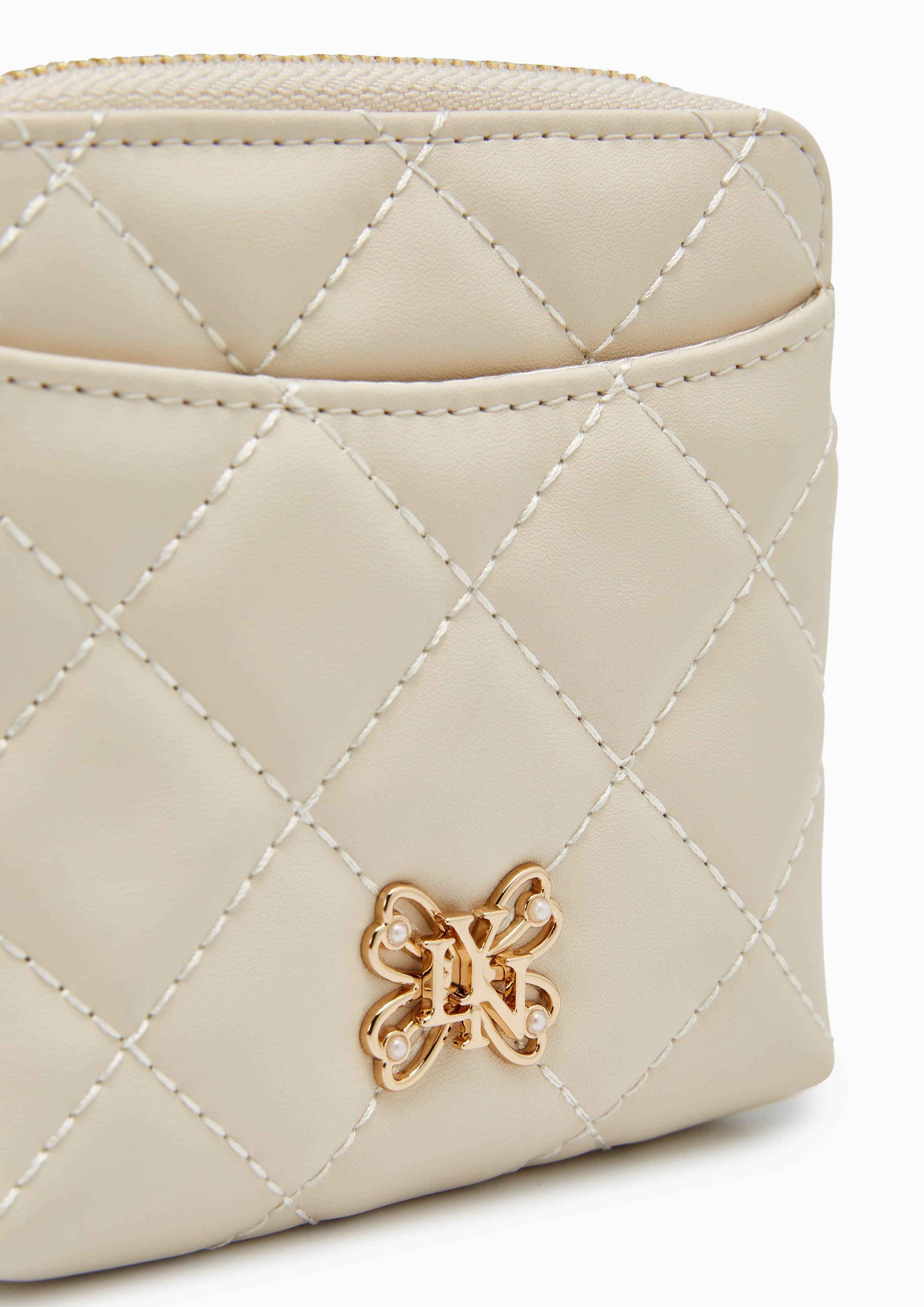 Butterfly Coin Pouch Pocket  Wallet - Ivory