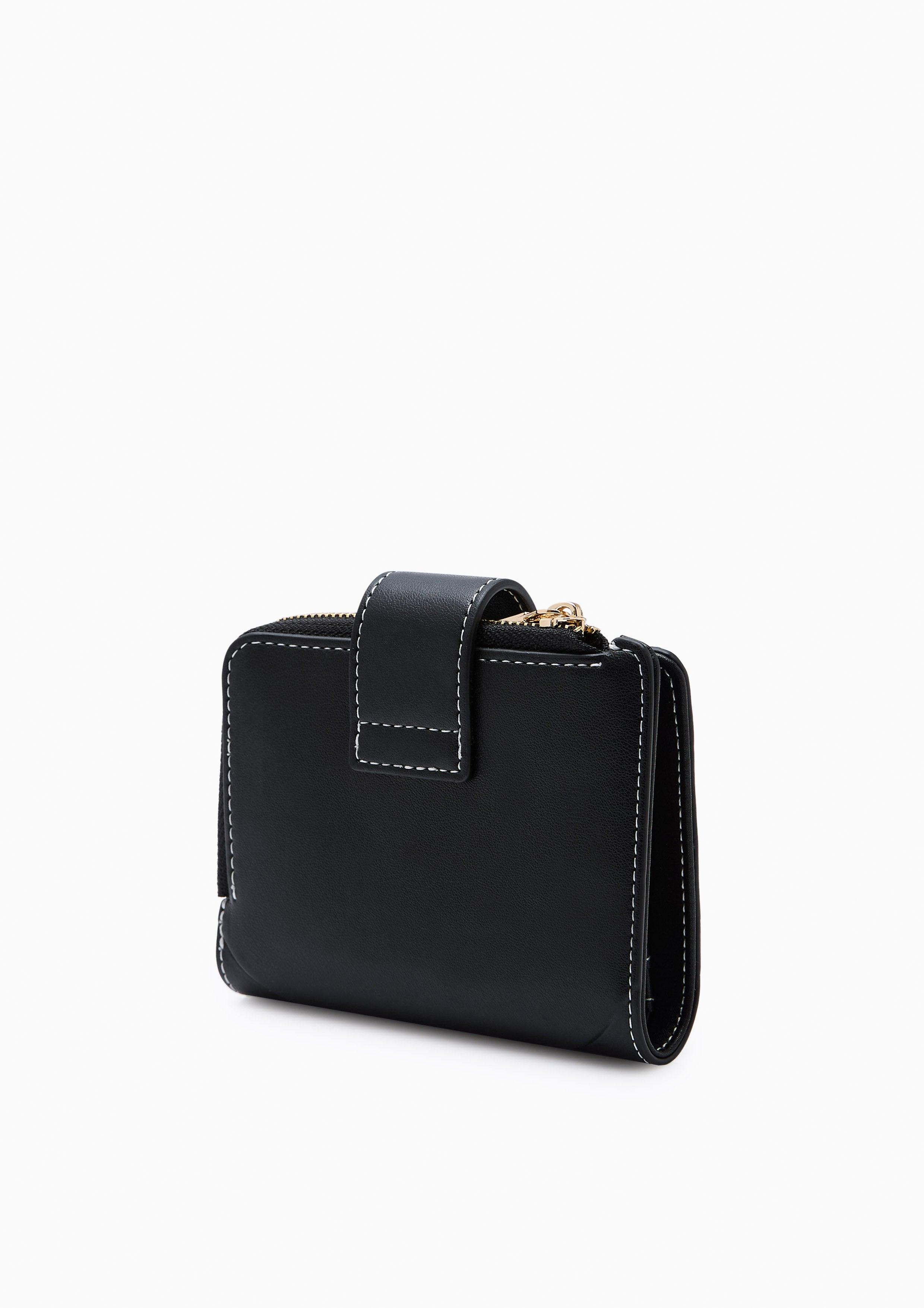 Butterfly Short Wallet - Black