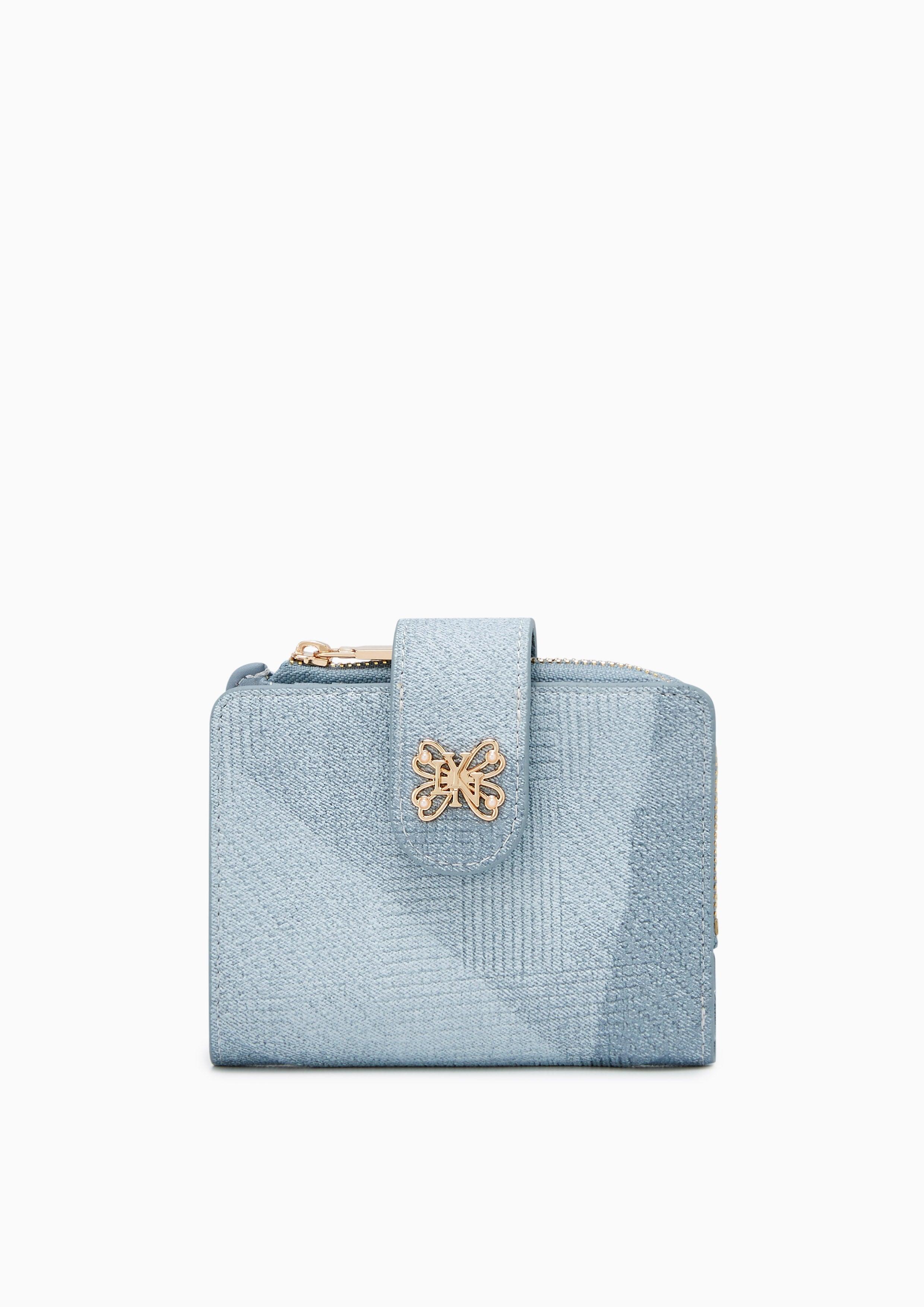 Butterfly Short Wallet - Blue Variation 2