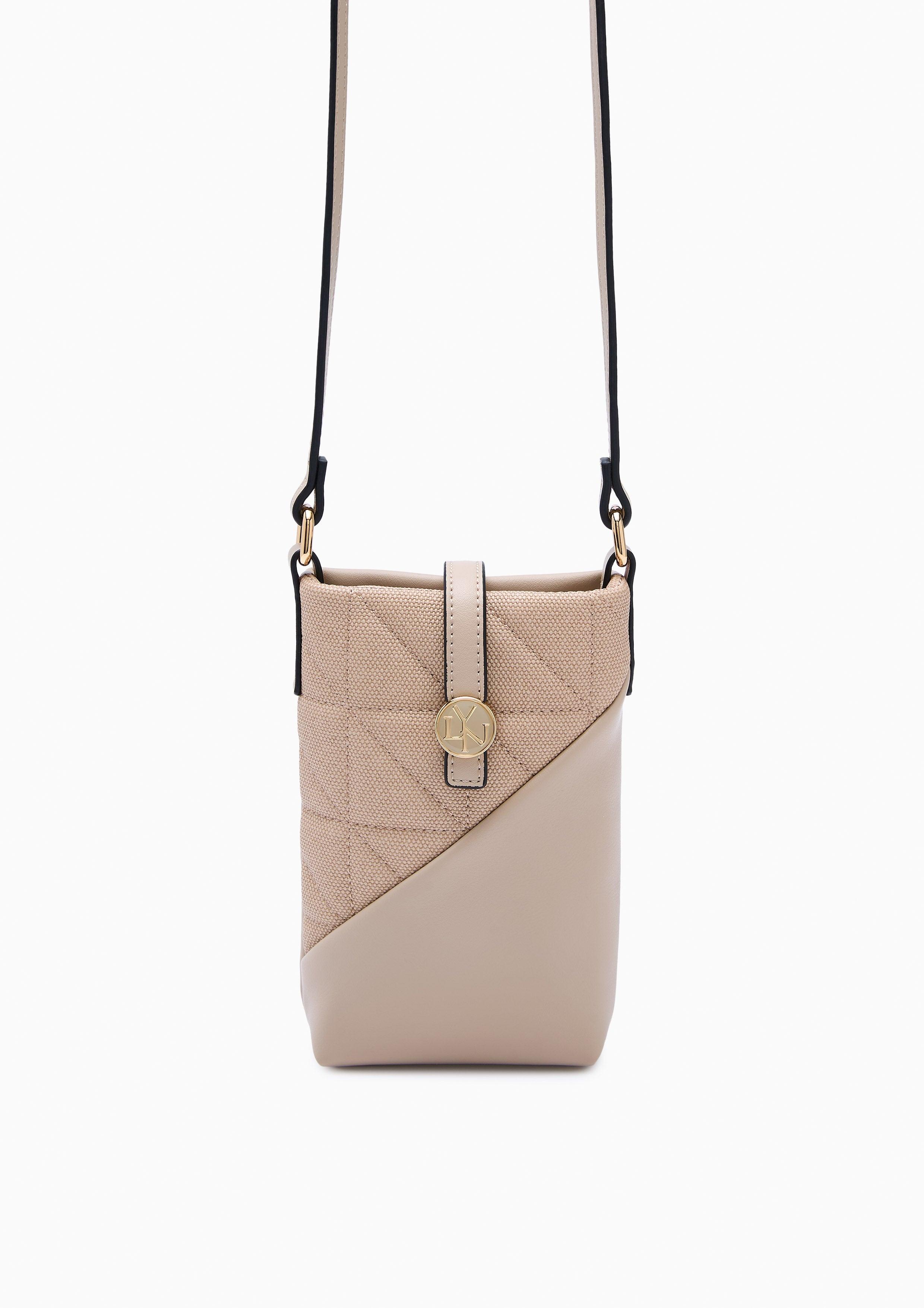Layla Mobile Sling Wallet - Light Beige