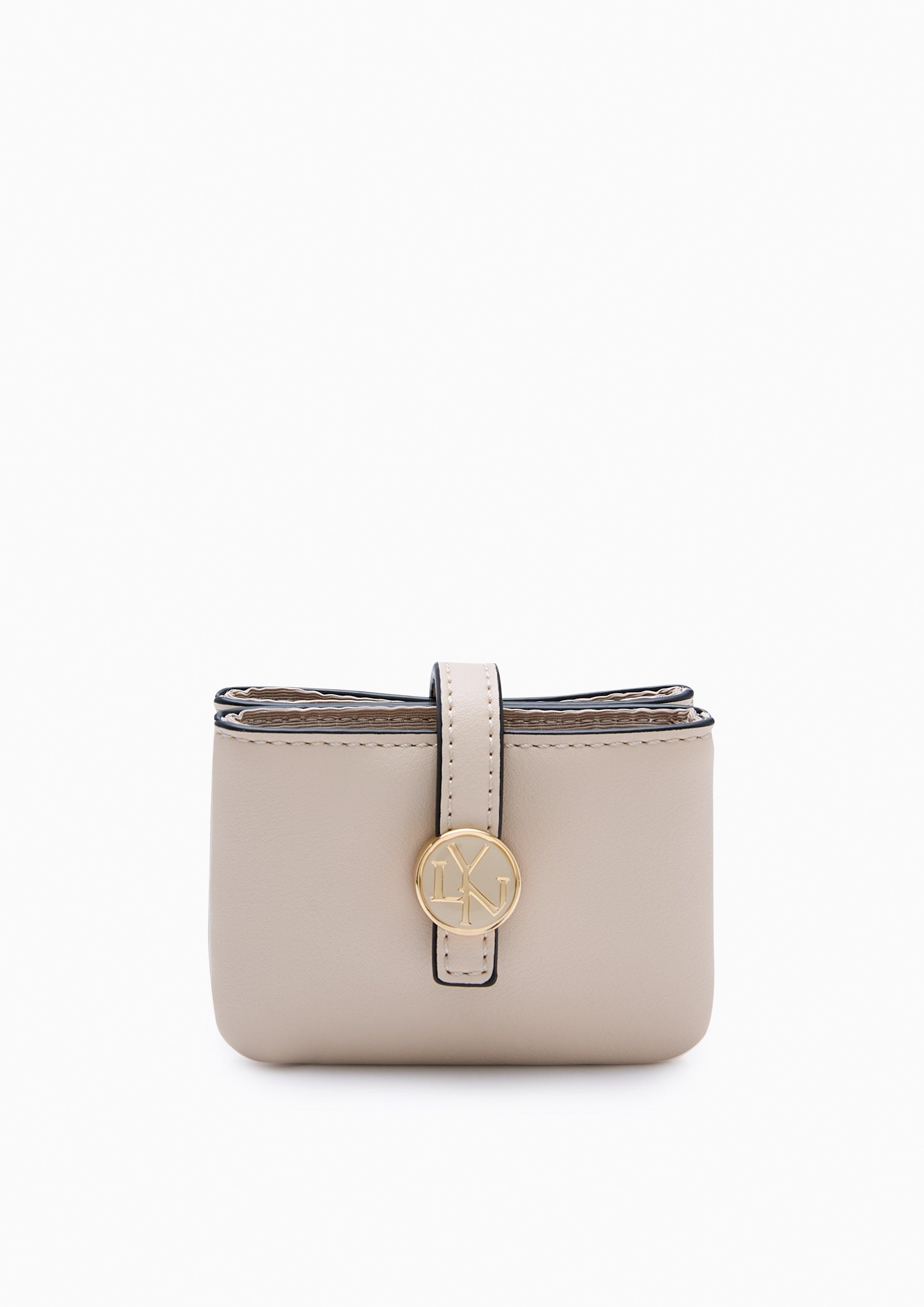 Layla Card Holder Wallet - Light Beige