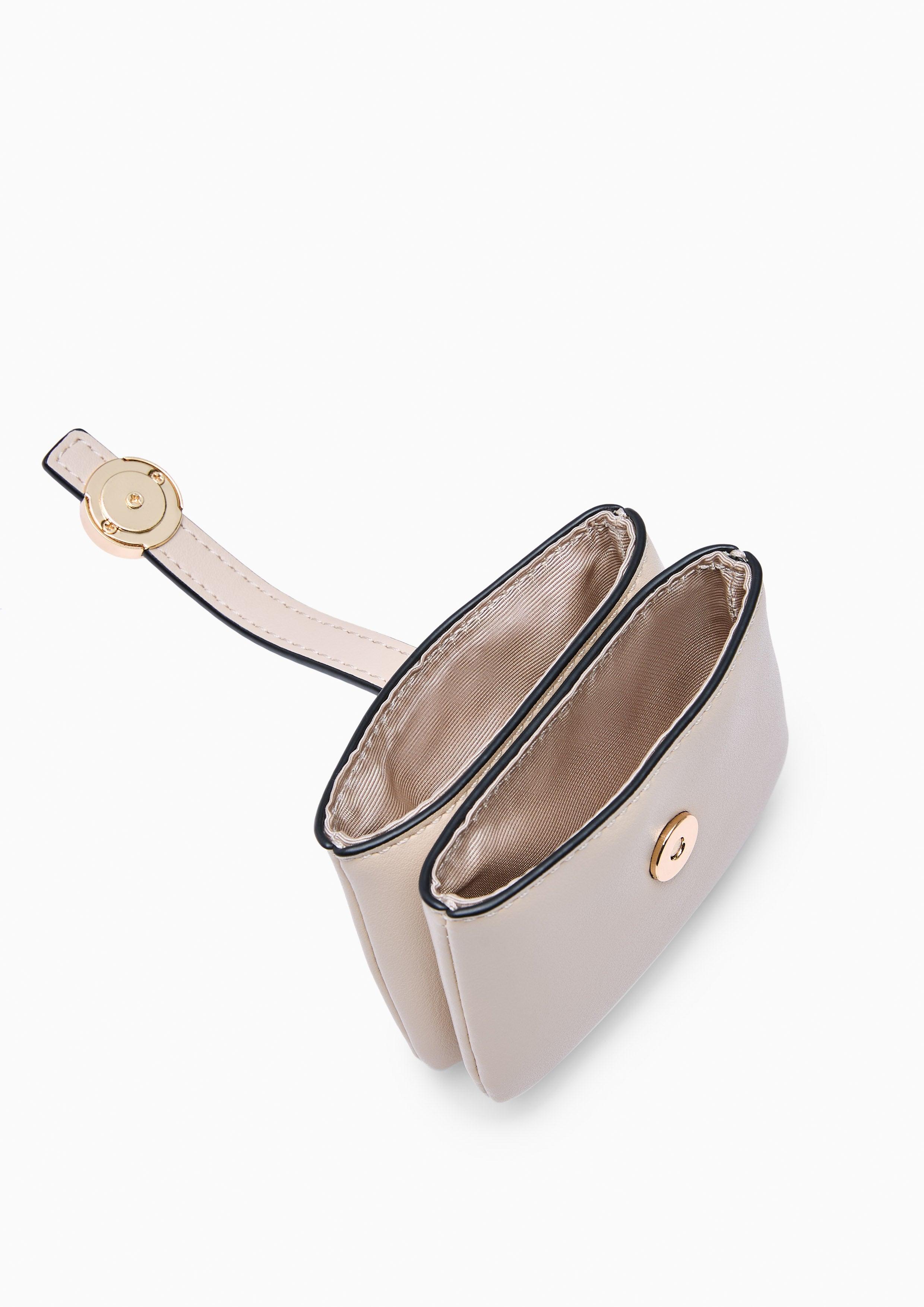 Layla Card Holder Wallet - Light Beige