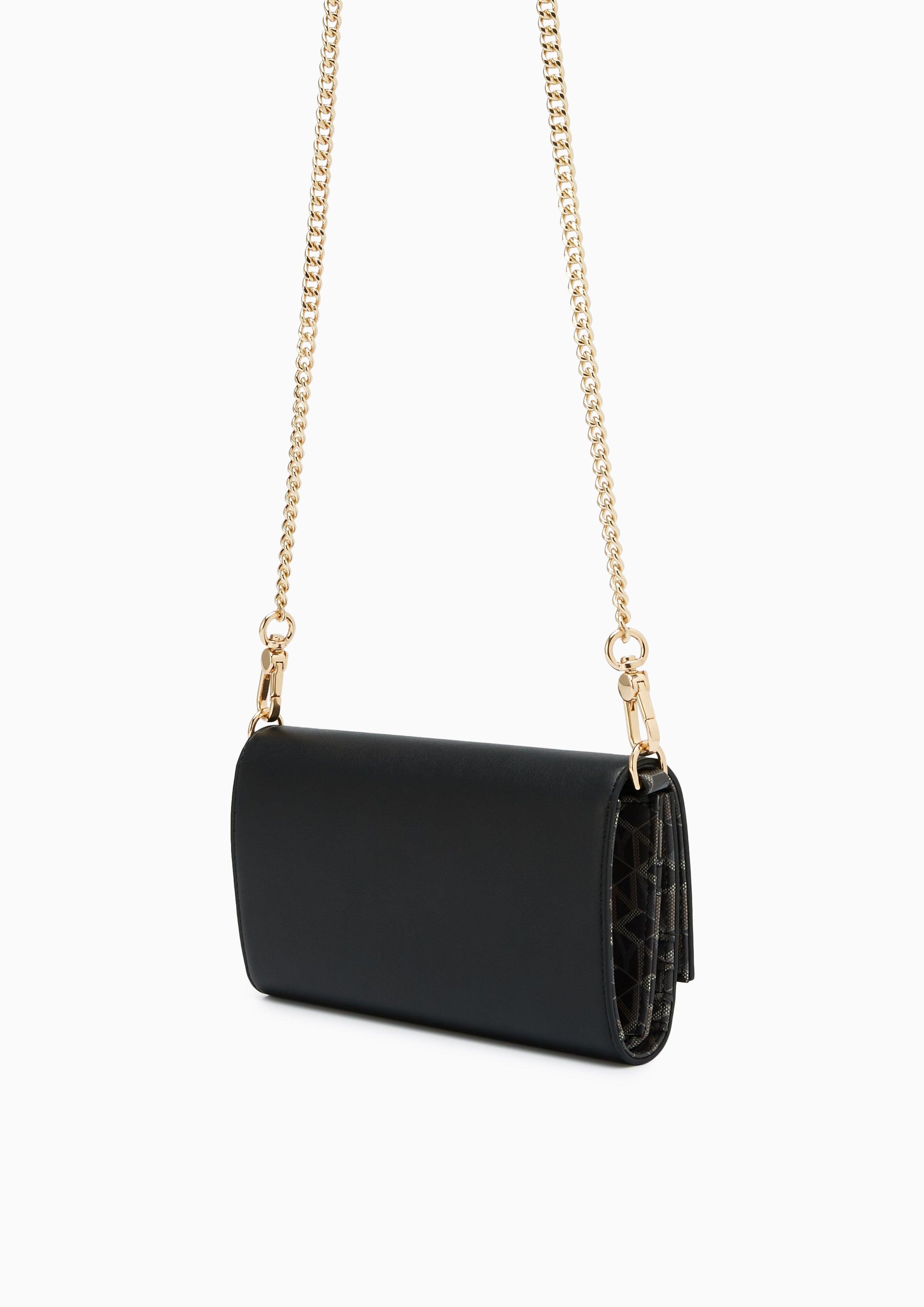 Robyn Infinite Long Wallet On Chain - Black