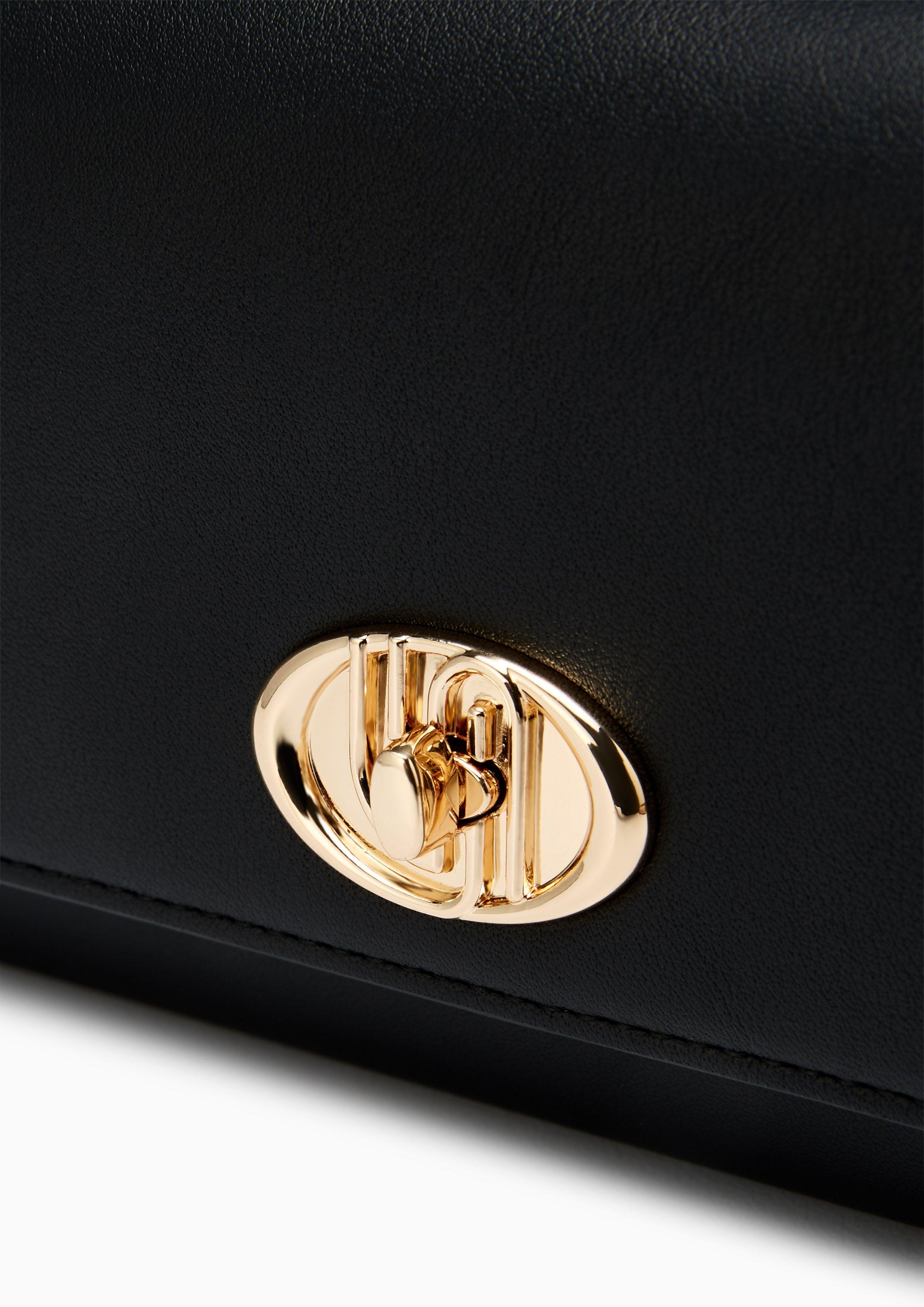 Robyn Infinite Long Wallet On Chain - Black