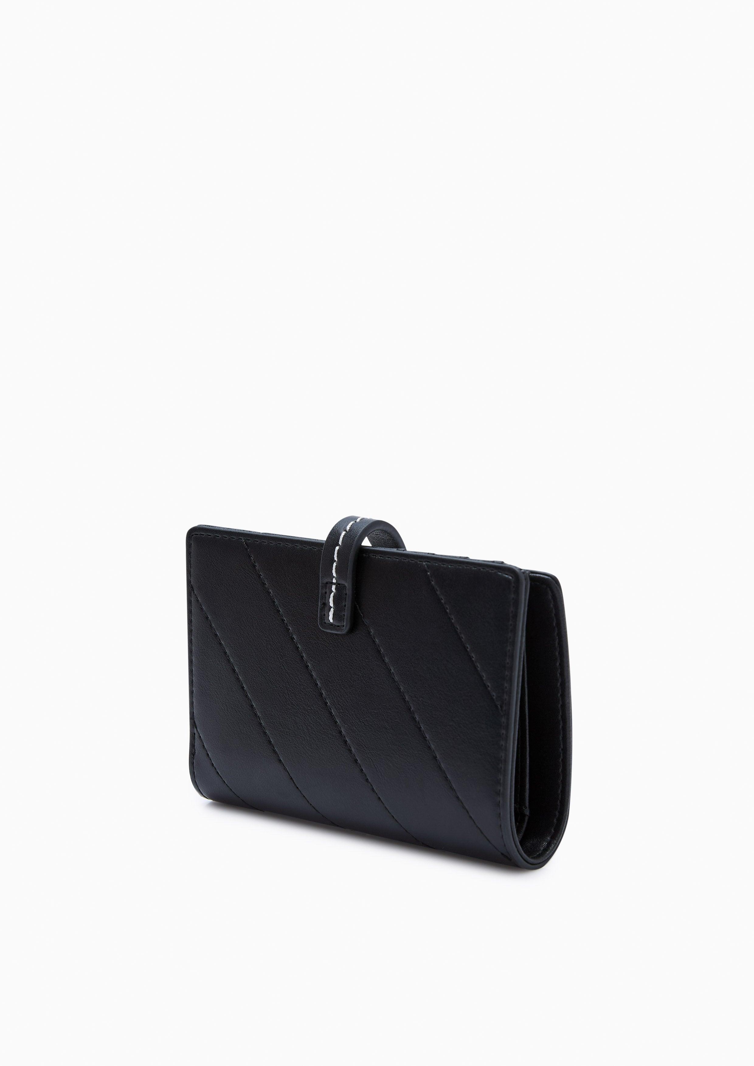 Narla Infinite Semi Long Wallet - Black
