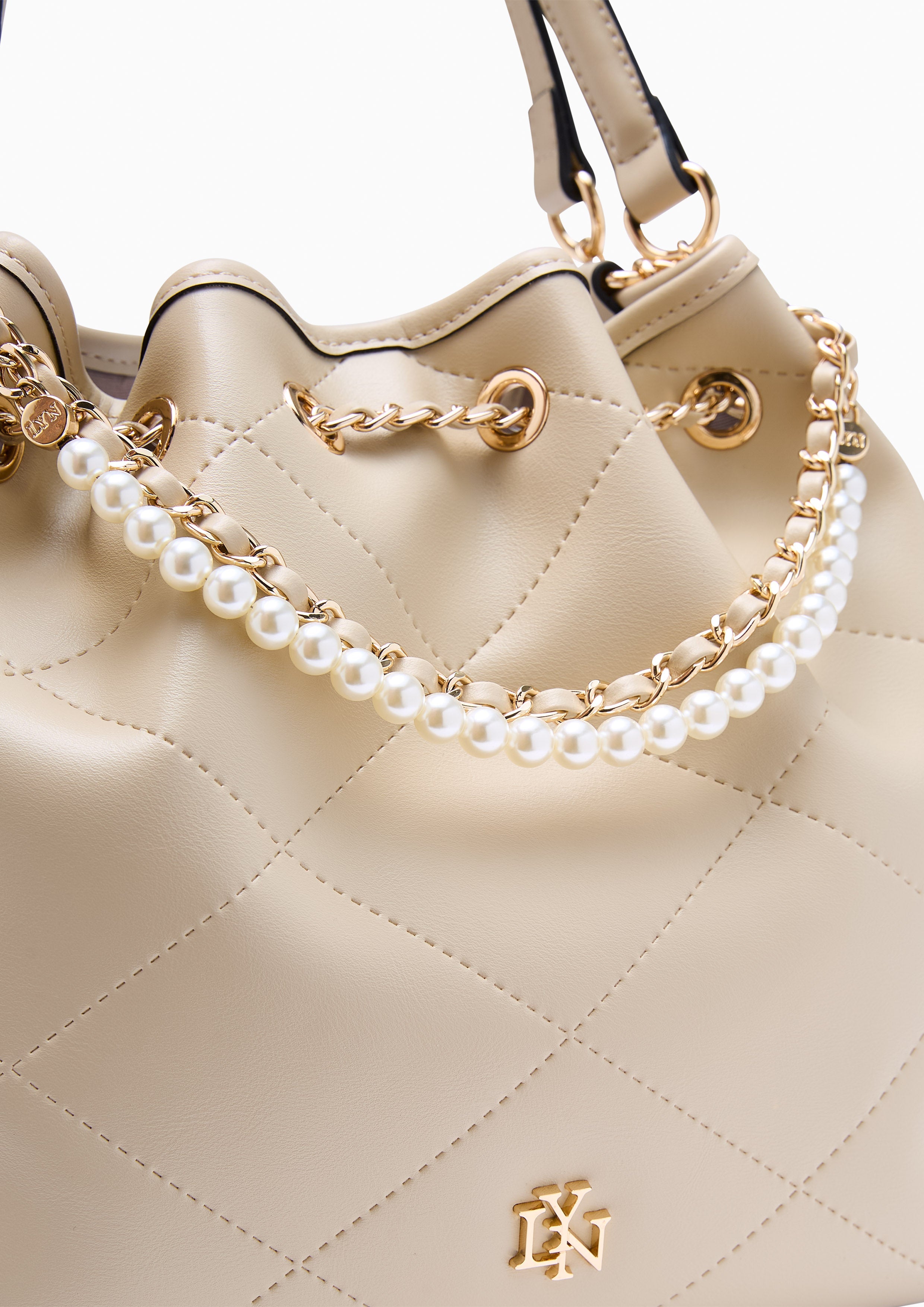 Ferna M Shoulder Bag - Light Beige
