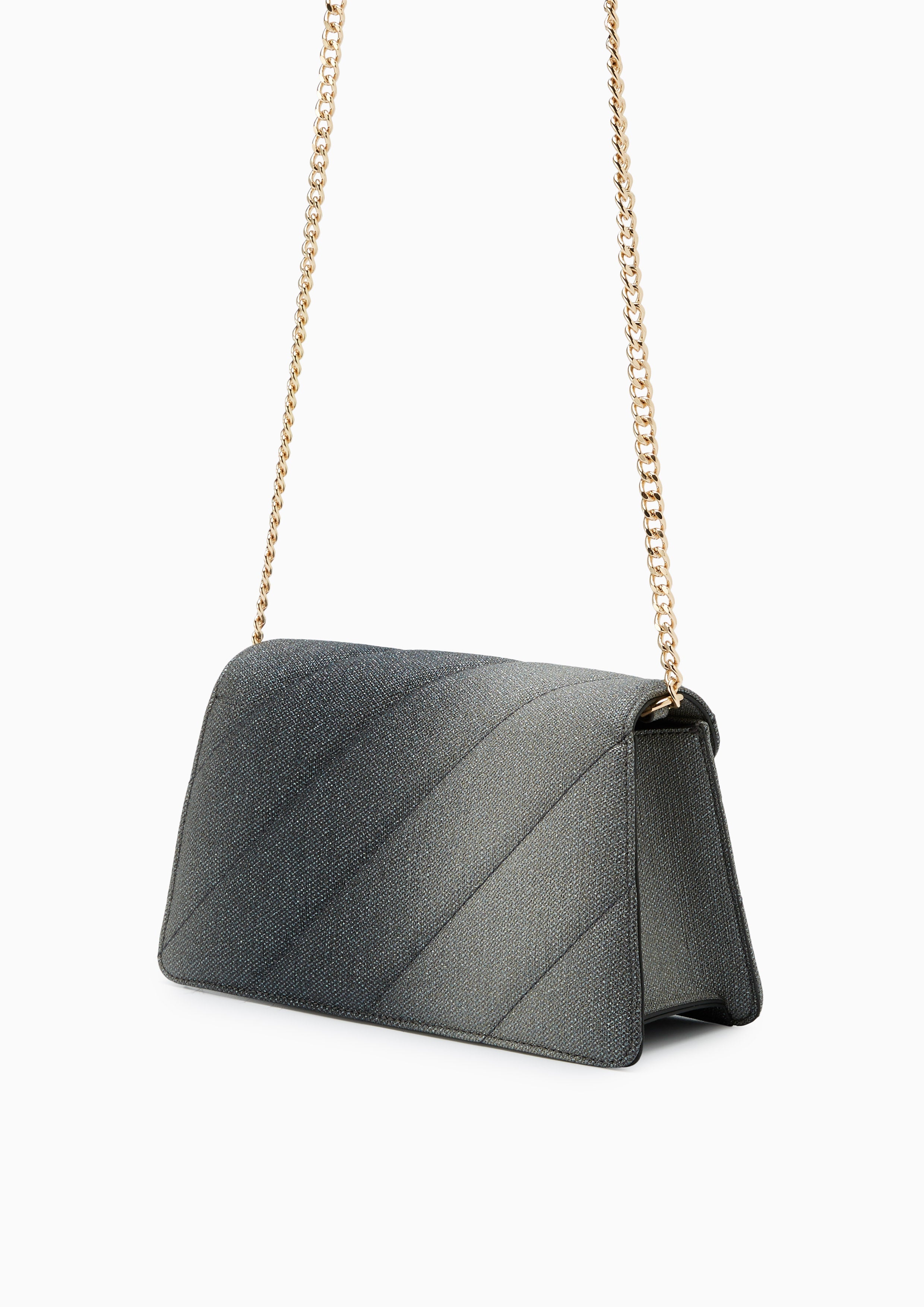 Carrie M Crossbody Bag - Glitter Black
