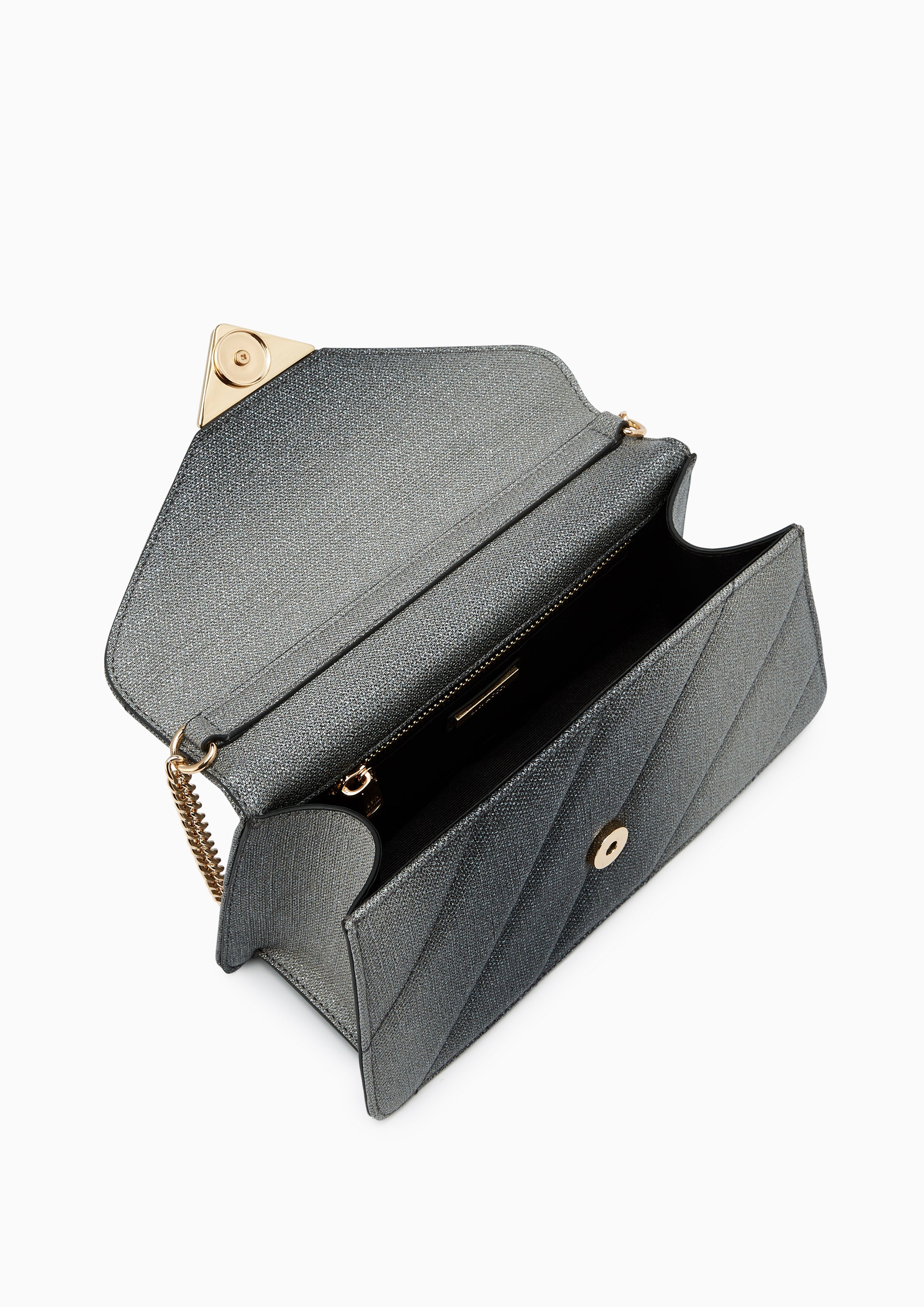 Carrie M Crossbody Bag - Glitter Black