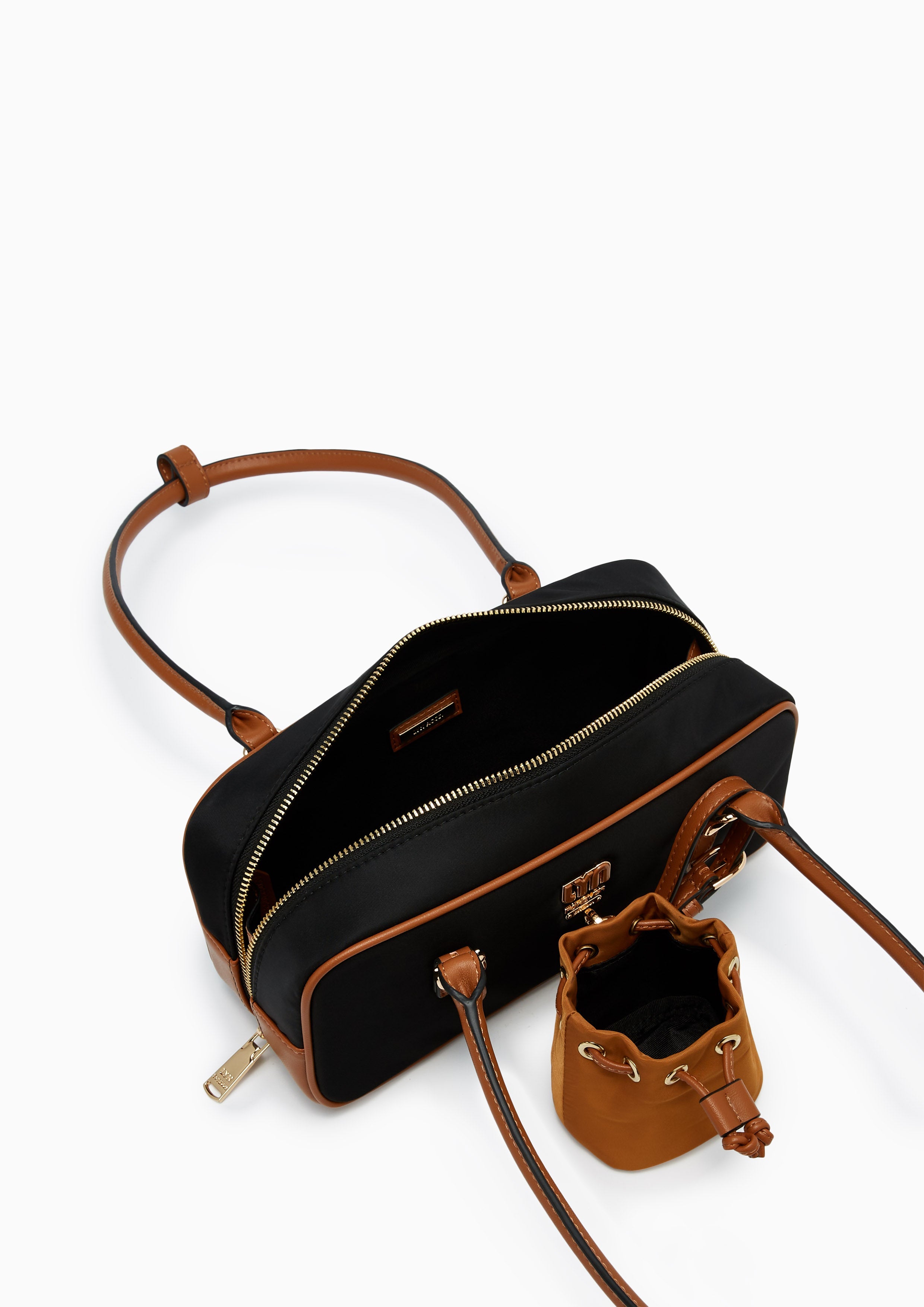 Malik M Shoulder Bag - Black