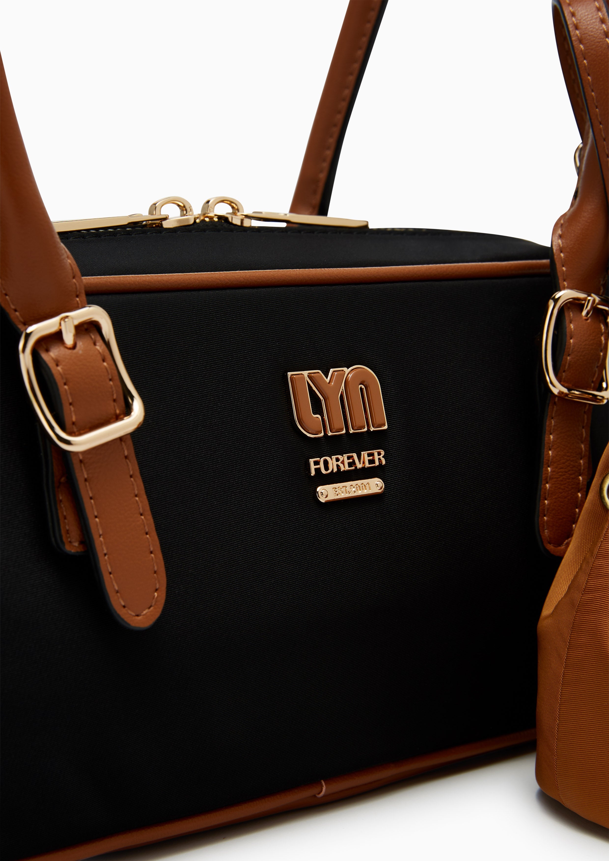 Malik M Shoulder Bag - Black