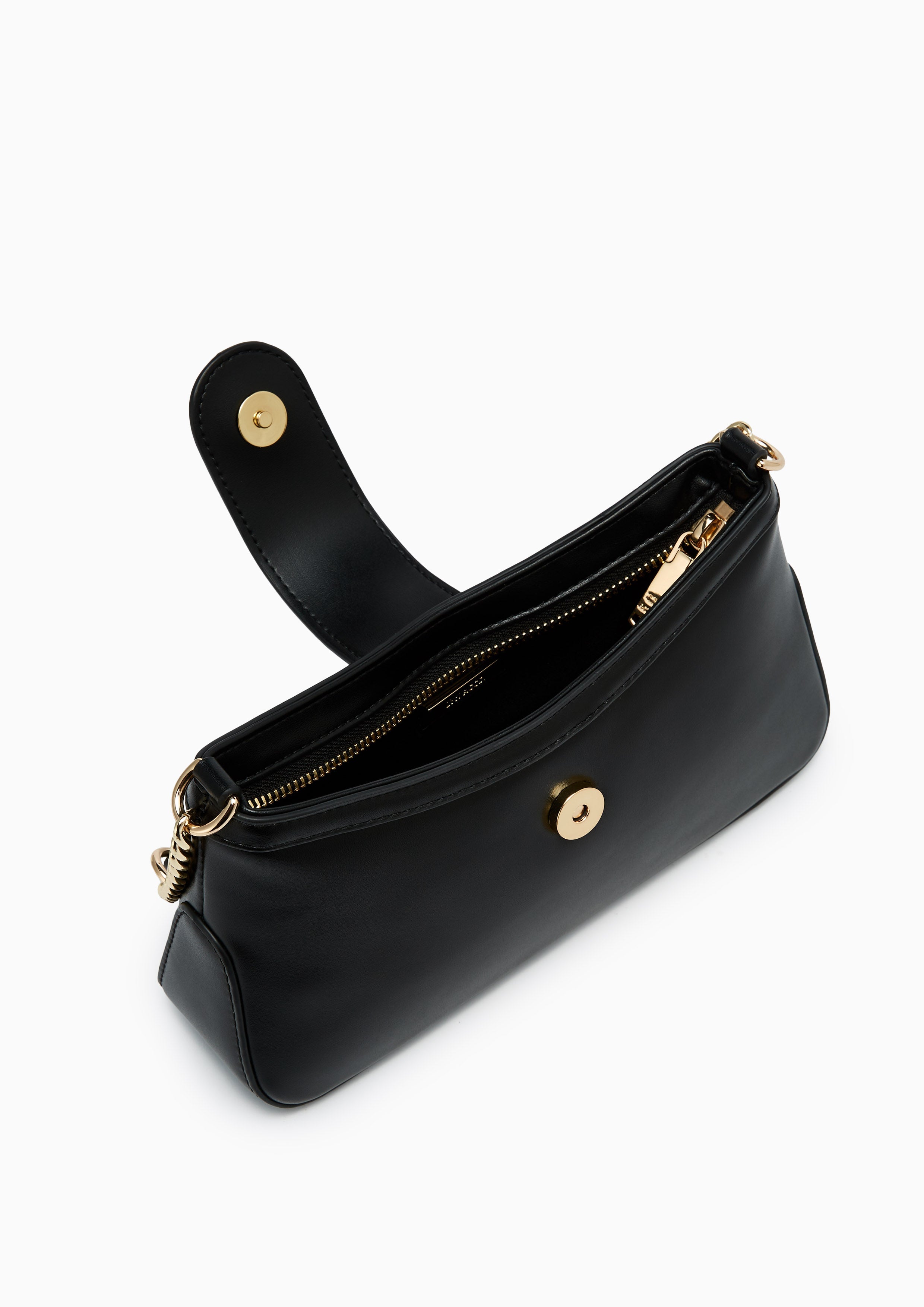 Malik S Shoulder Bag - Black
