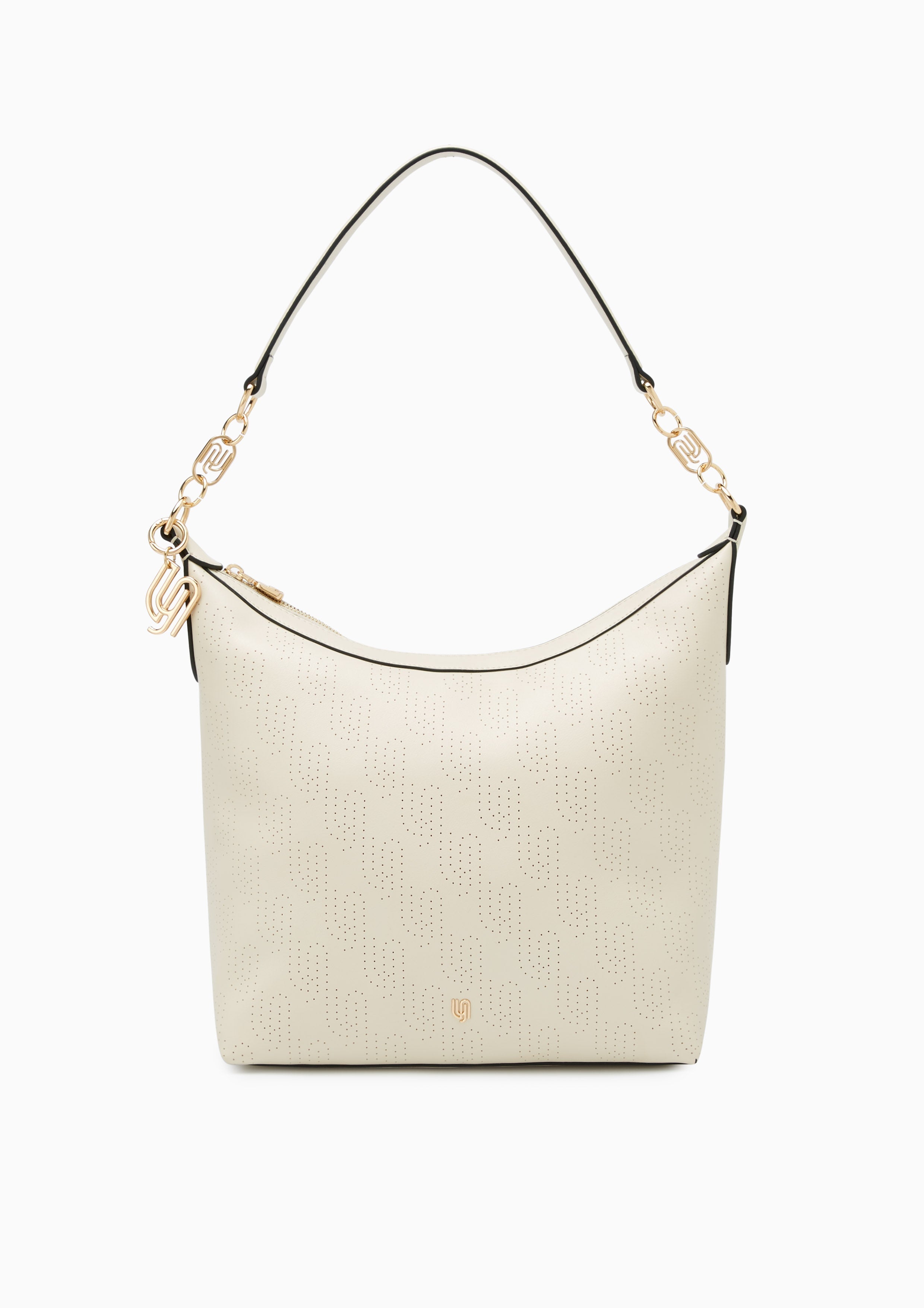 Genevieve Infinite Hobo Shoulder Bag - Off-White