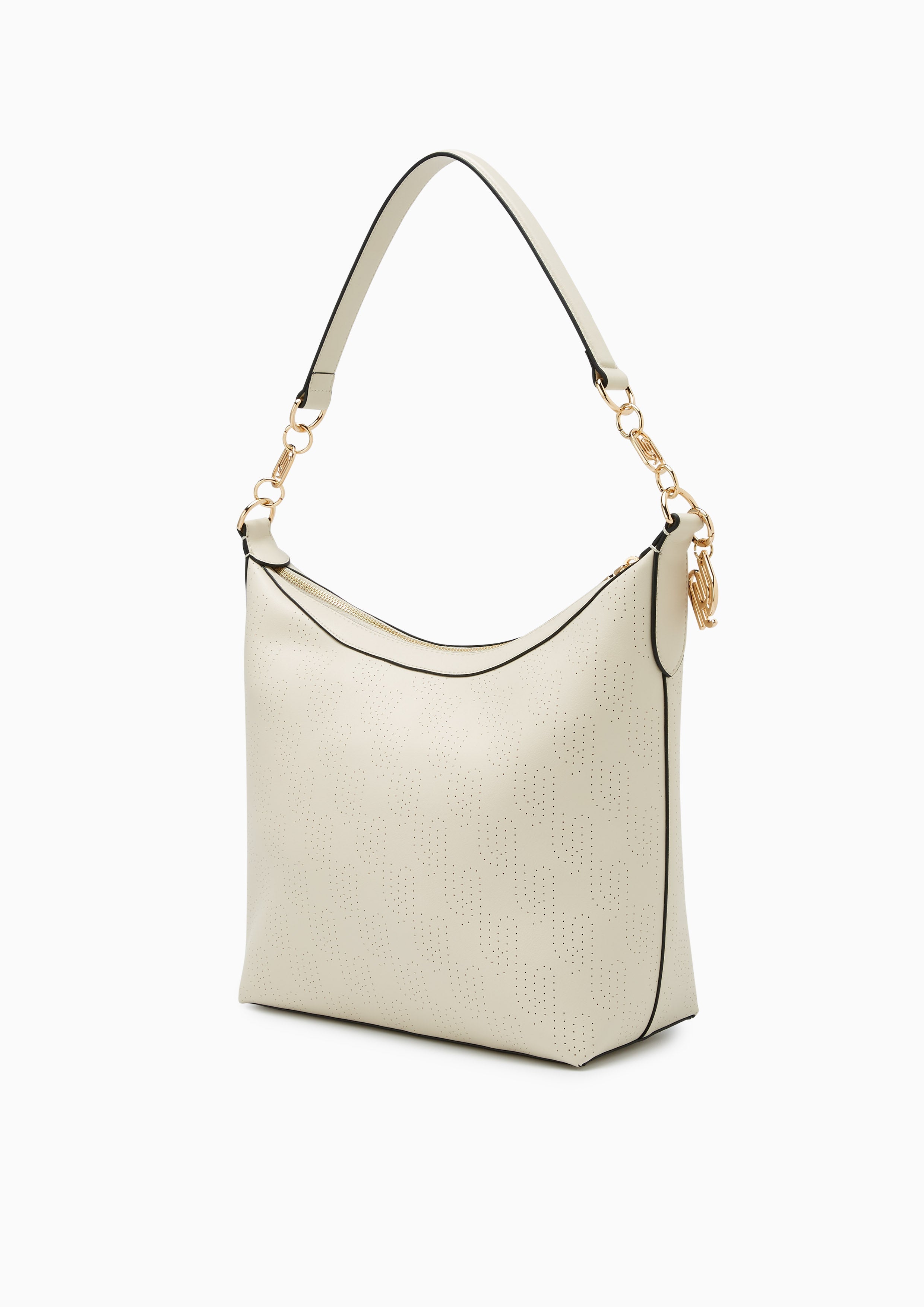 Genevieve Infinite Hobo Shoulder Bag - Off-White