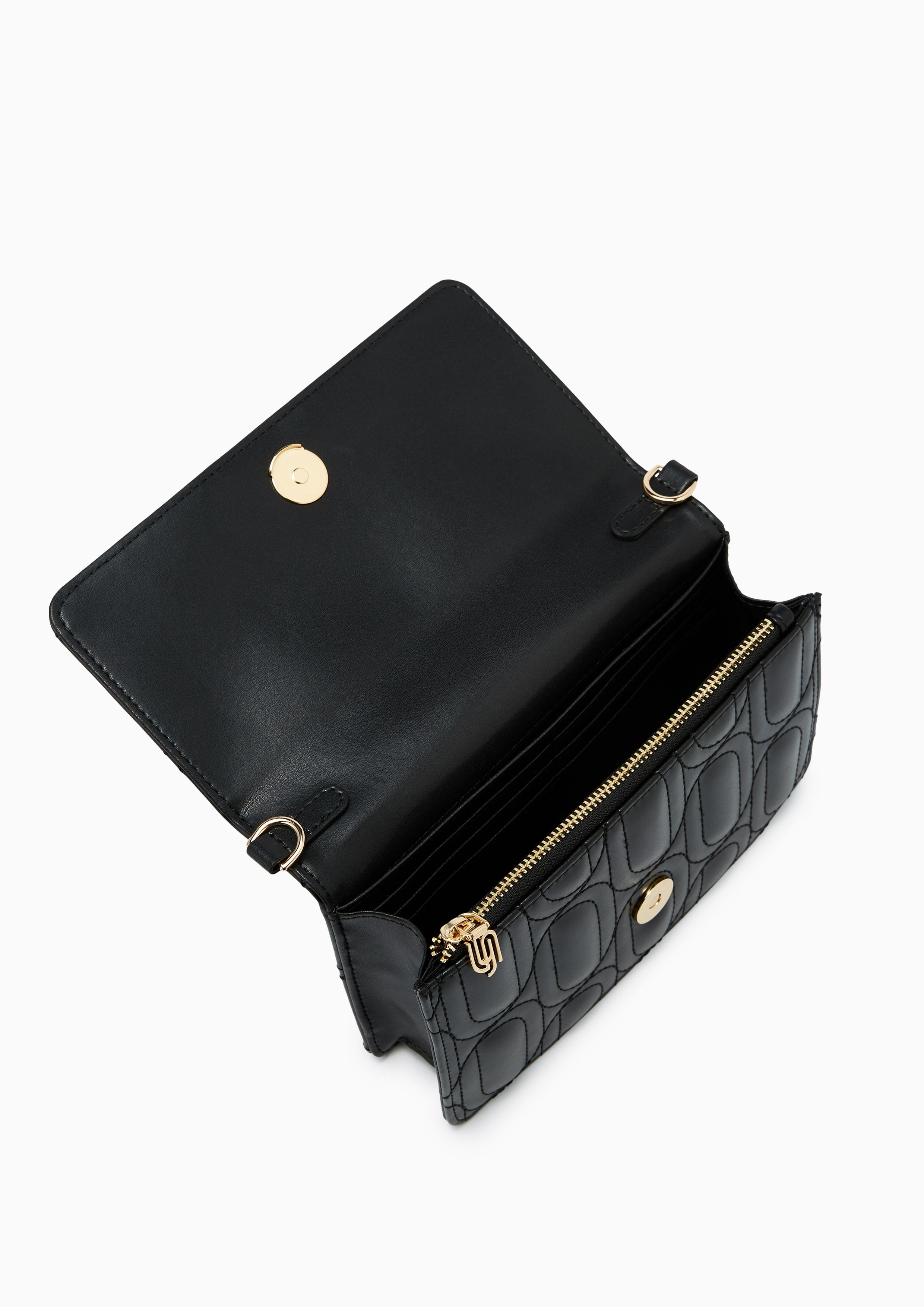 Mika Infinite Mini Crossbody Bag - Black