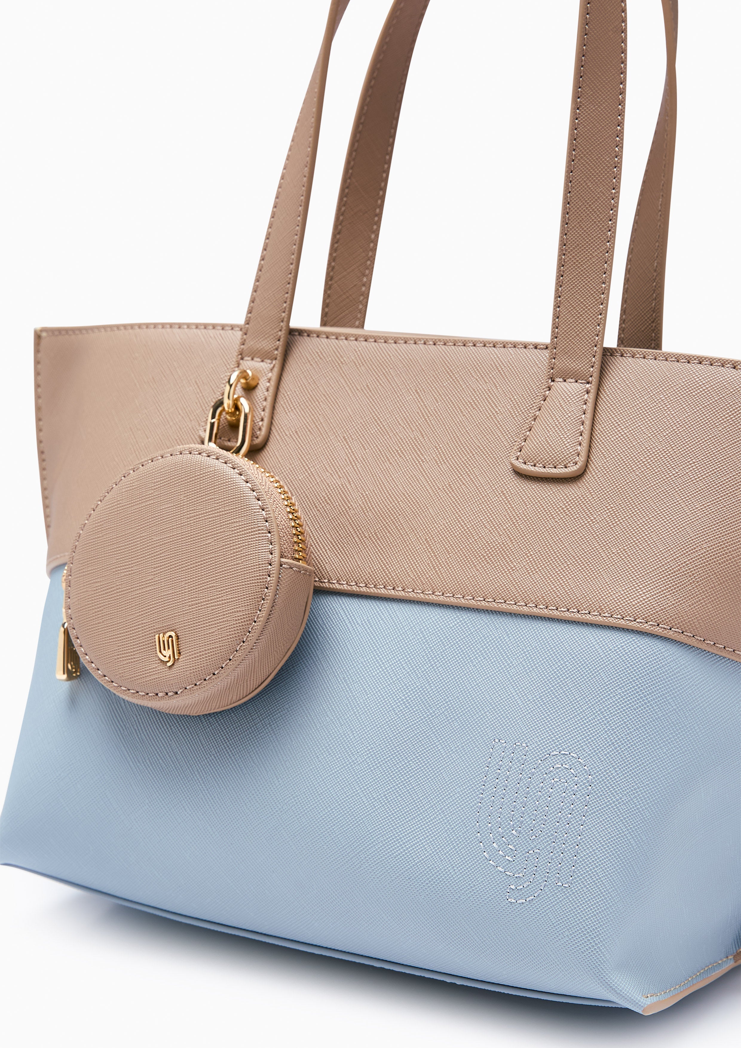 Maddie M Tote Bag - Beige