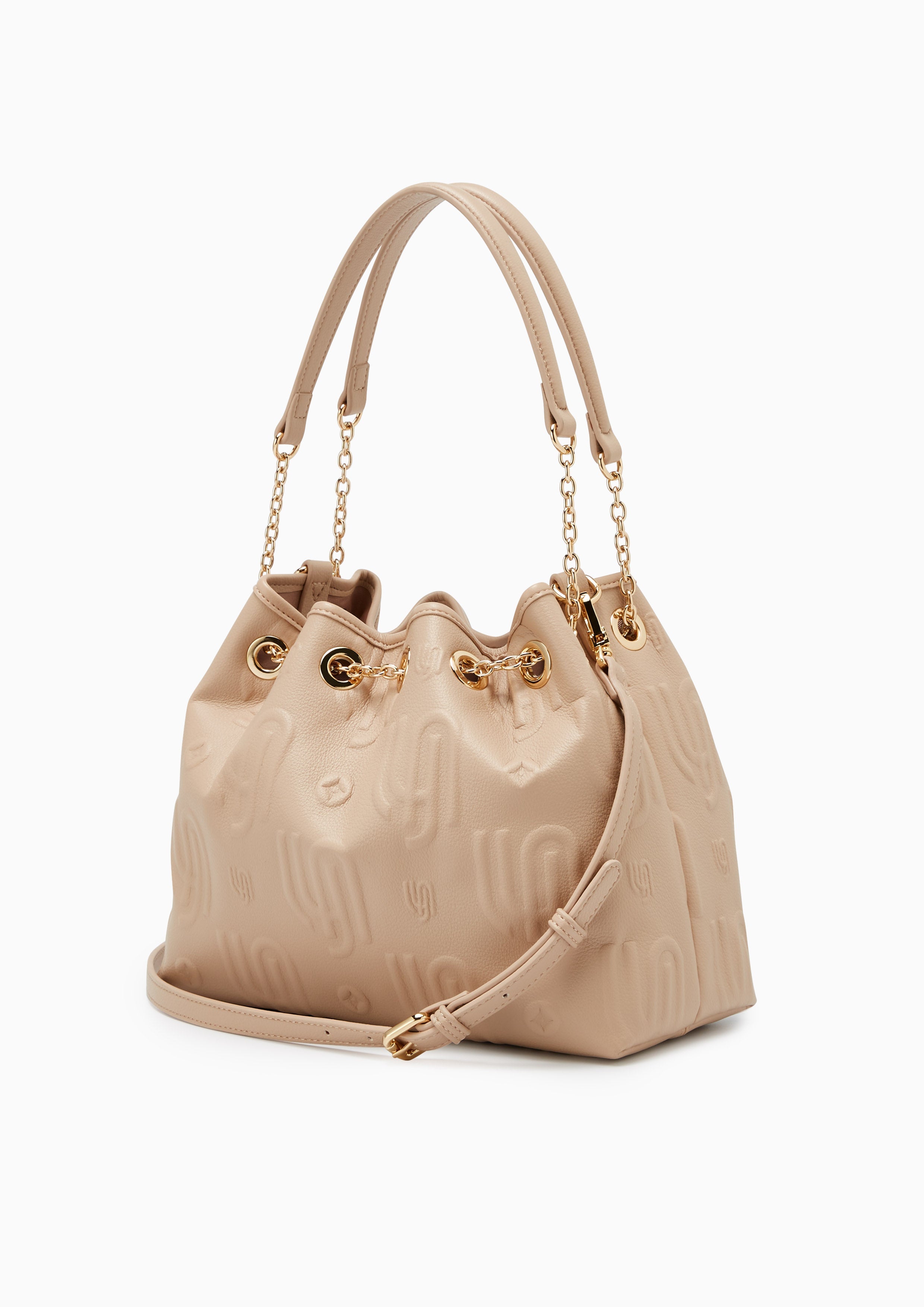 Noel M Shoulder Bag - Nude