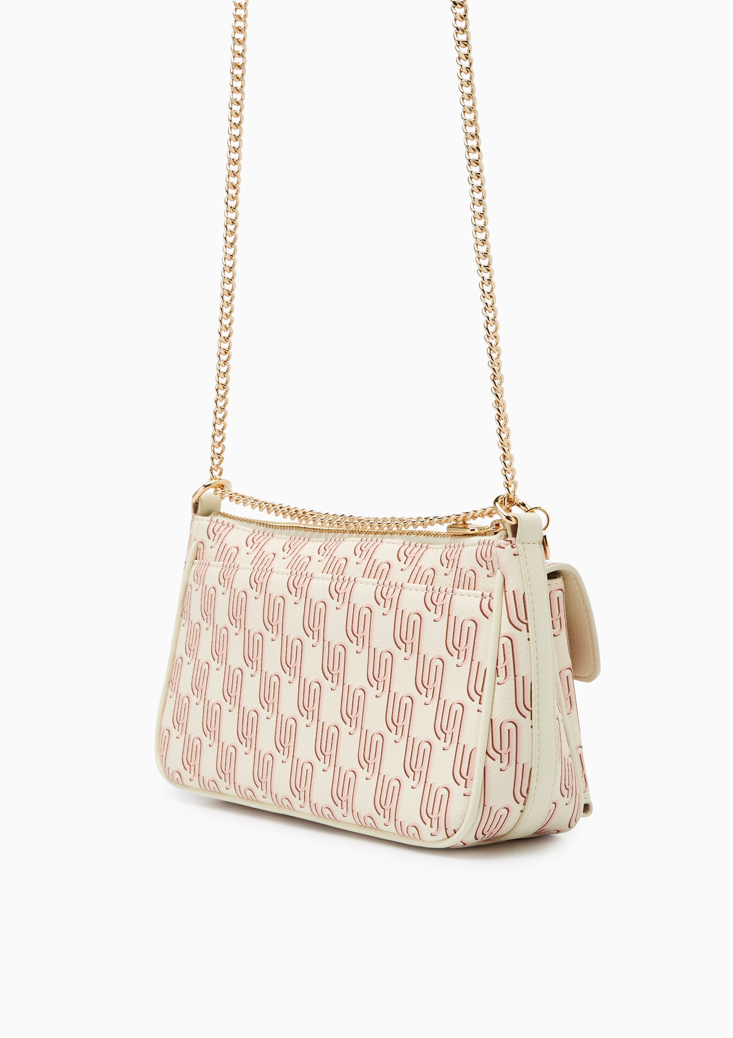 Noel Flap M Shoulder Bag - Printed Nude