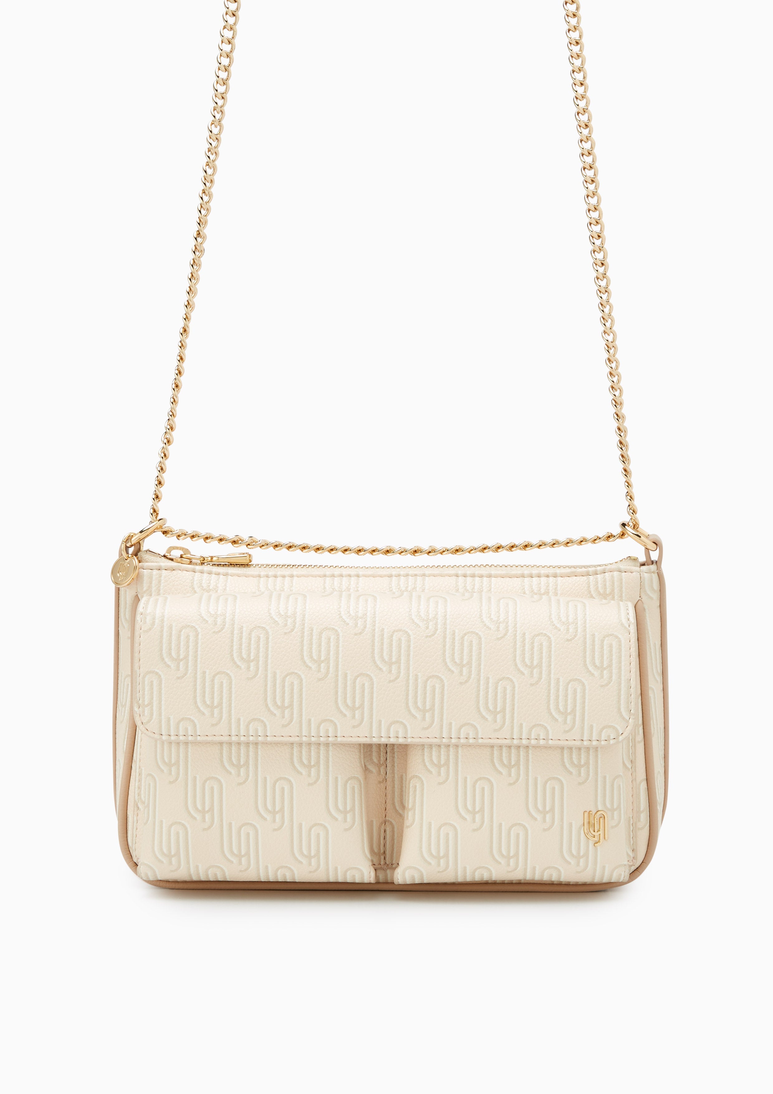Noel Flap M Shoulder Bag - Printed Ivory
