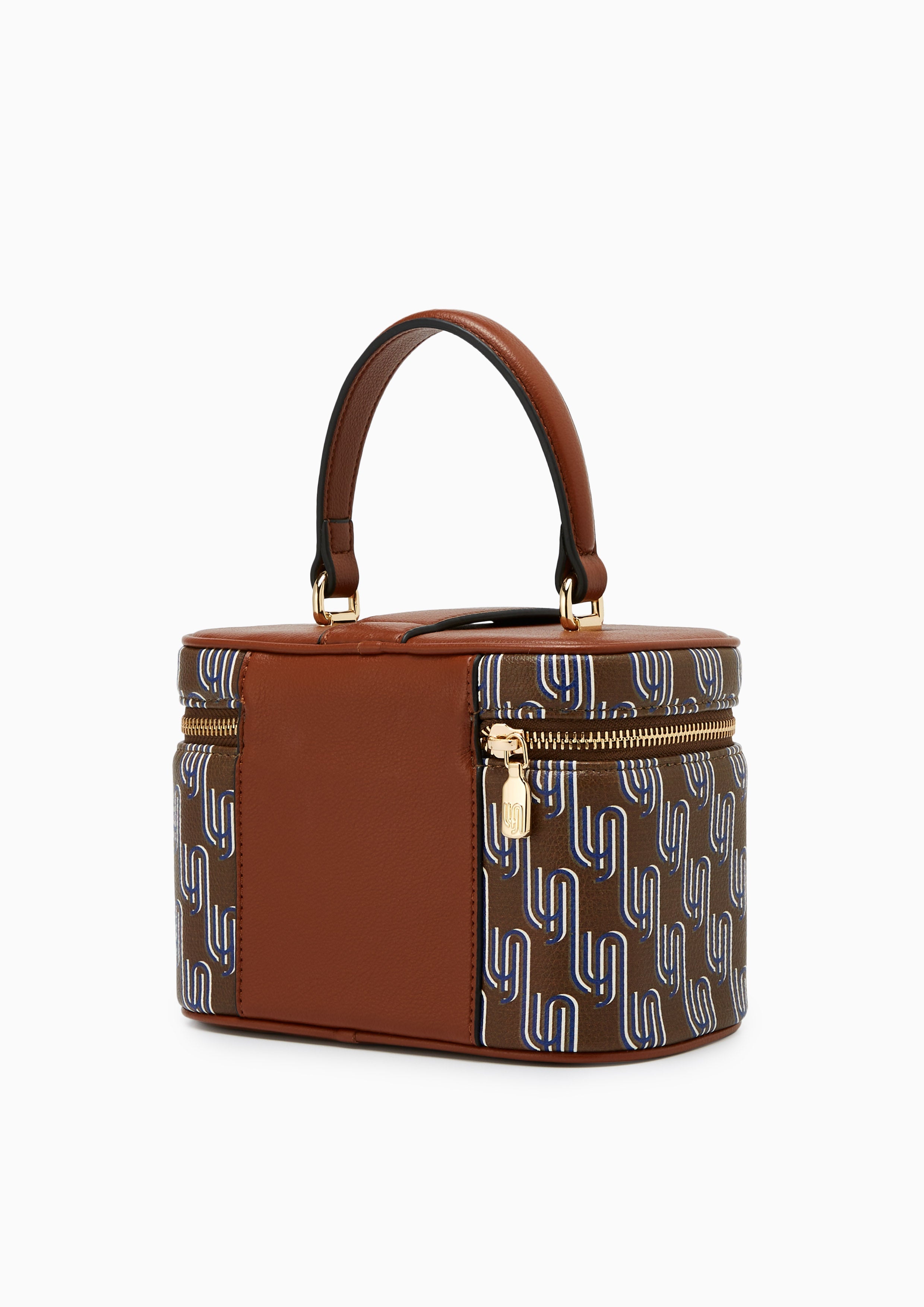 Noel Vanity Handbag - Dark Printed Brown