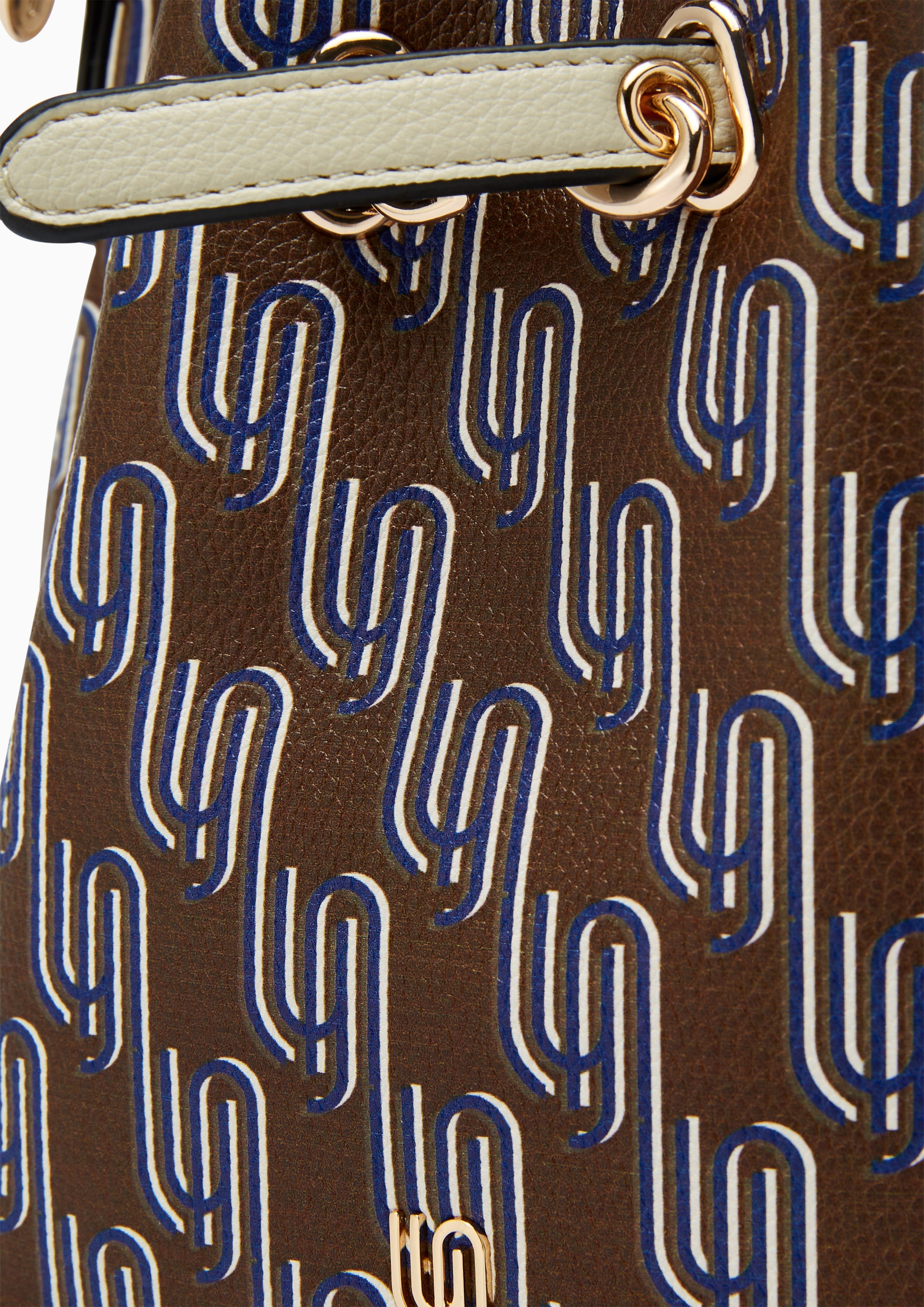 Noel Mini Bucket Bag - Dark Printed Brown