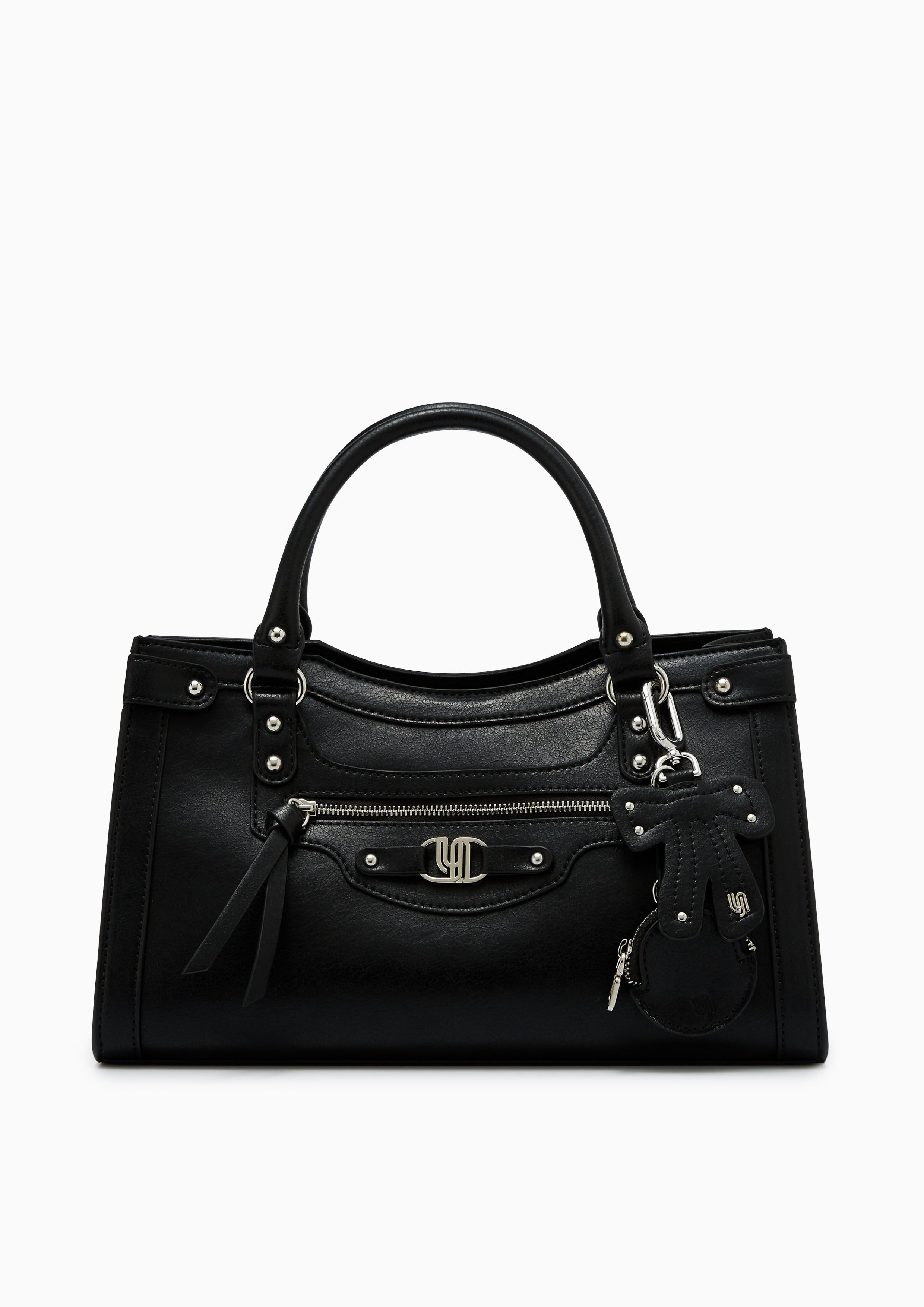 Galz Top Handle L Handbag - Black