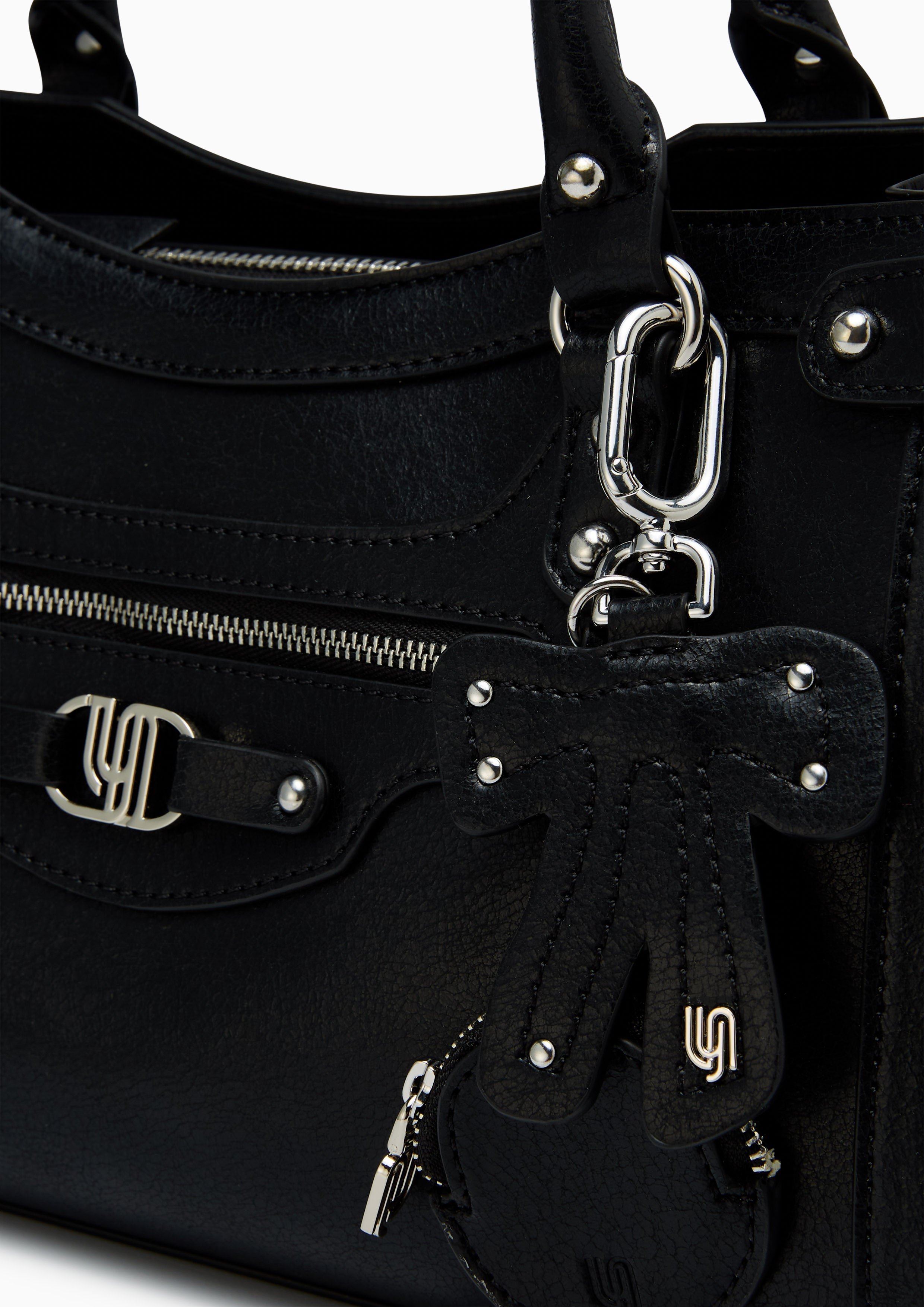 Galz Top Handle L Handbag - Black