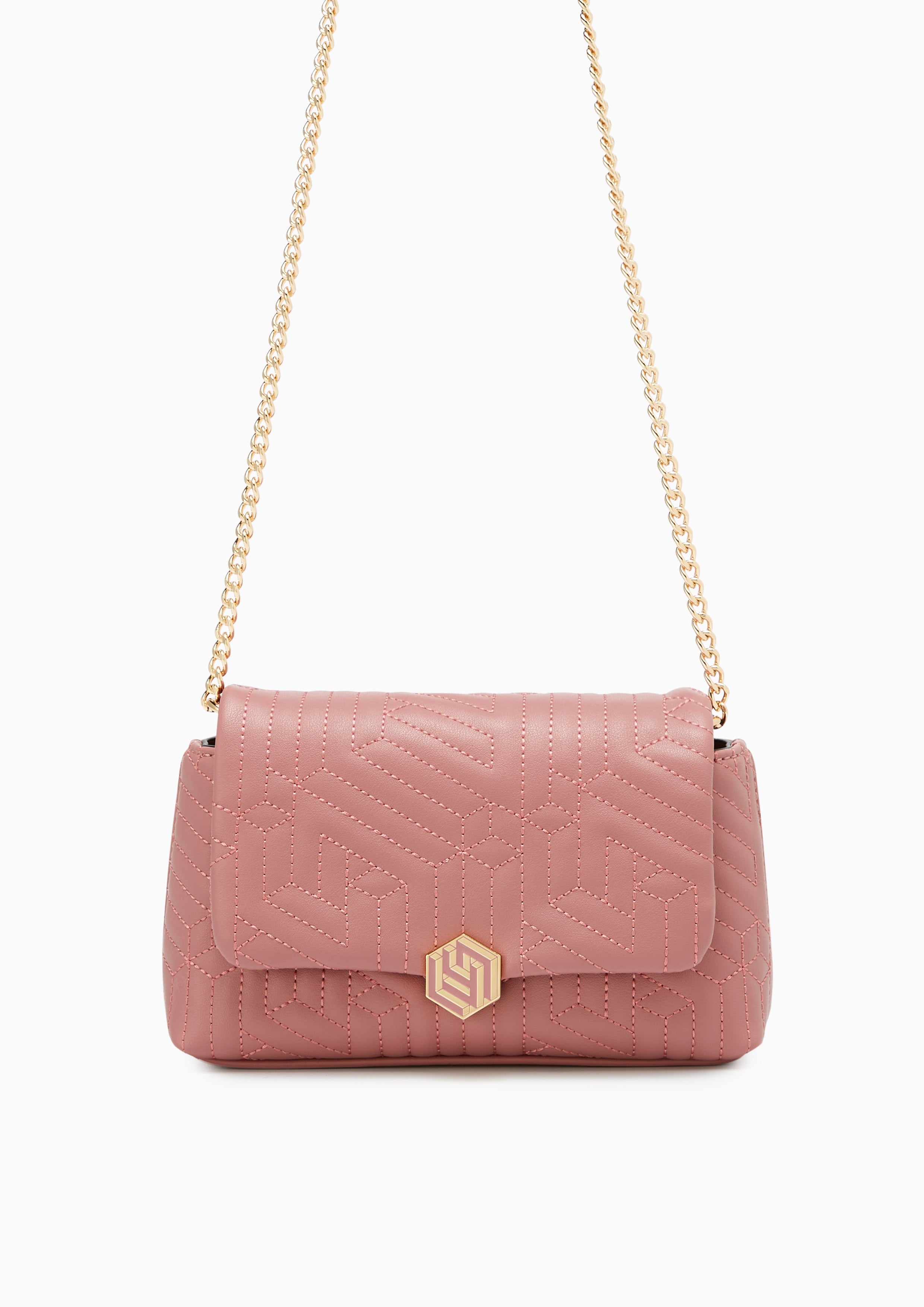 Giselle S Crossbody Bag - Dark Pink