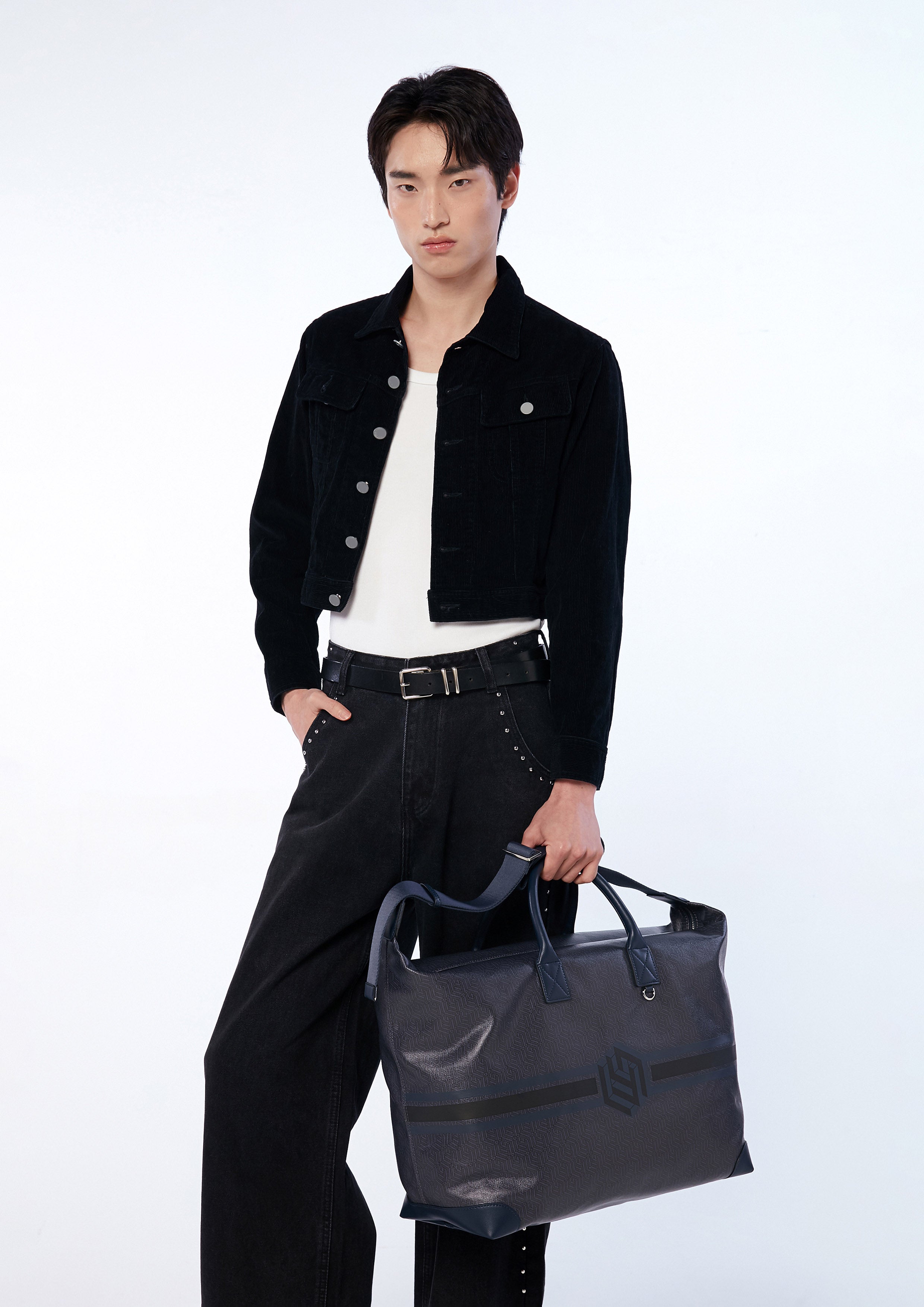 Link Duffel Tote Bag - Navy