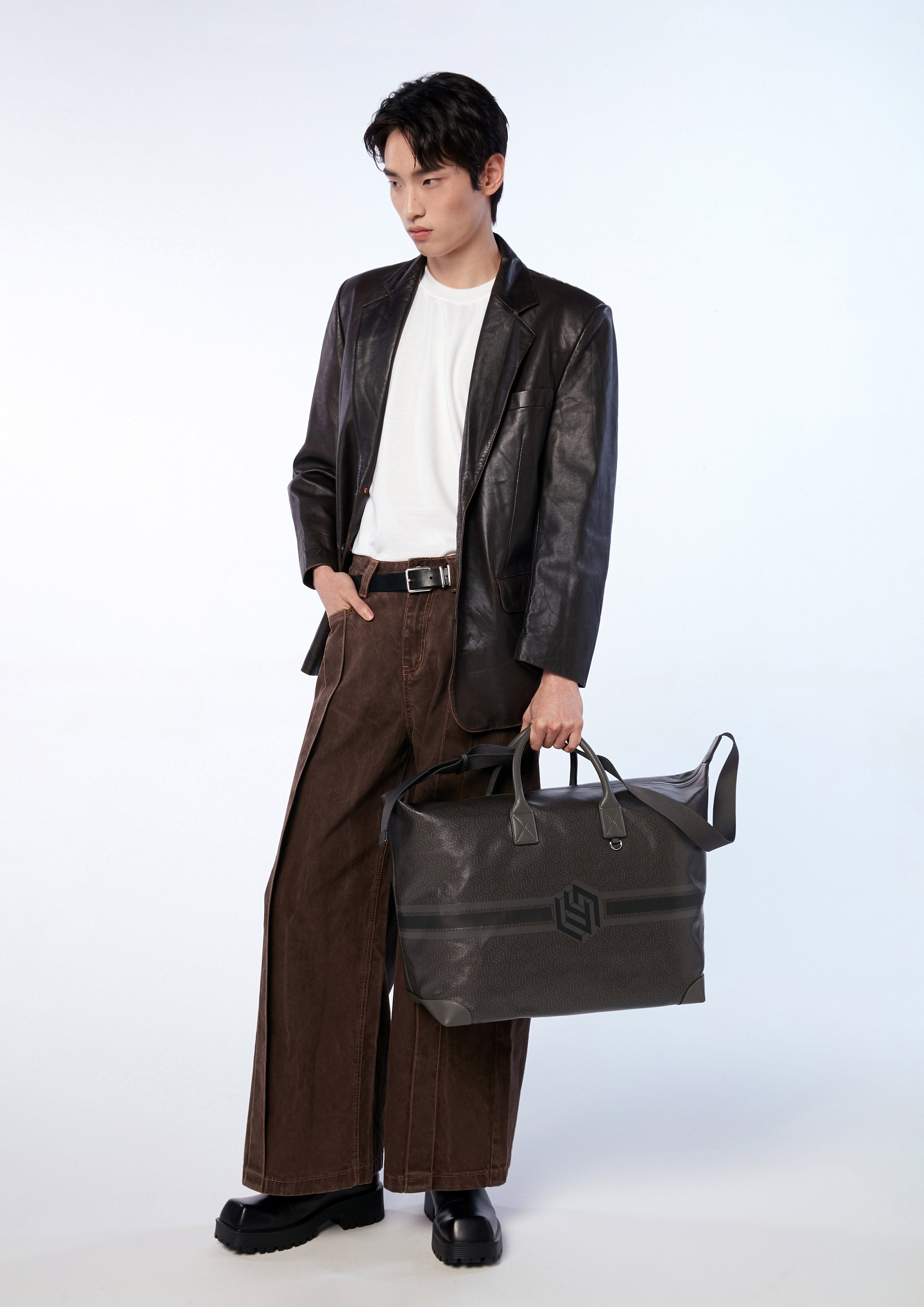Link Duffel Tote Bag - Dark Grey