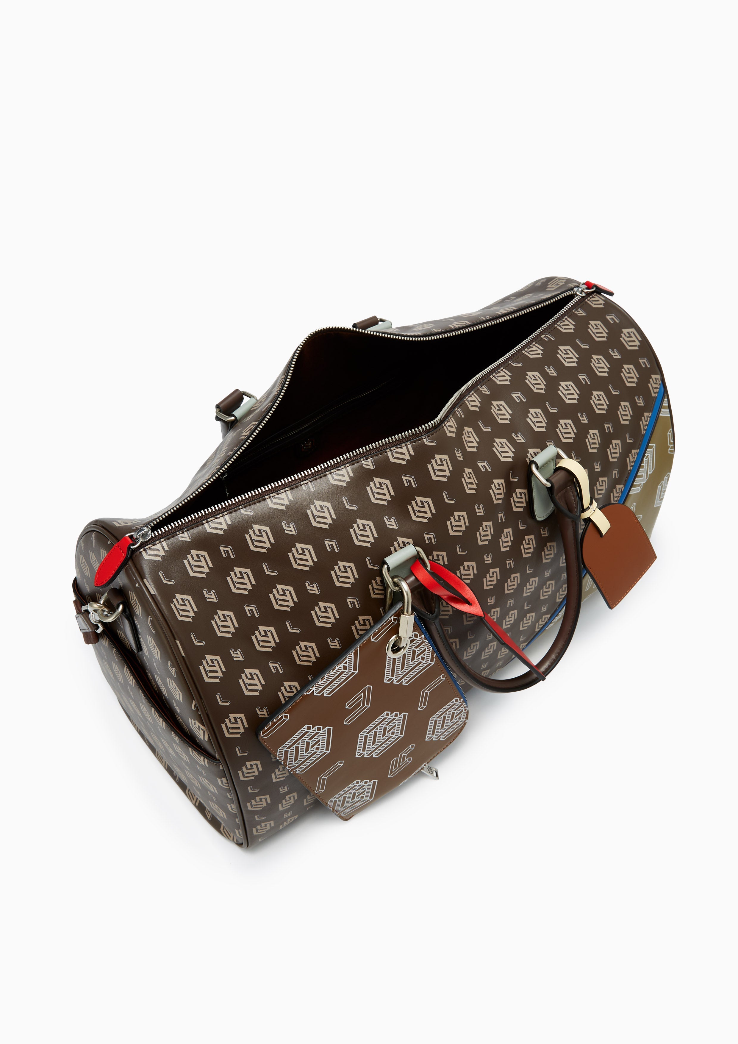 Dune Montage Overnight Handbag - Dark Brown