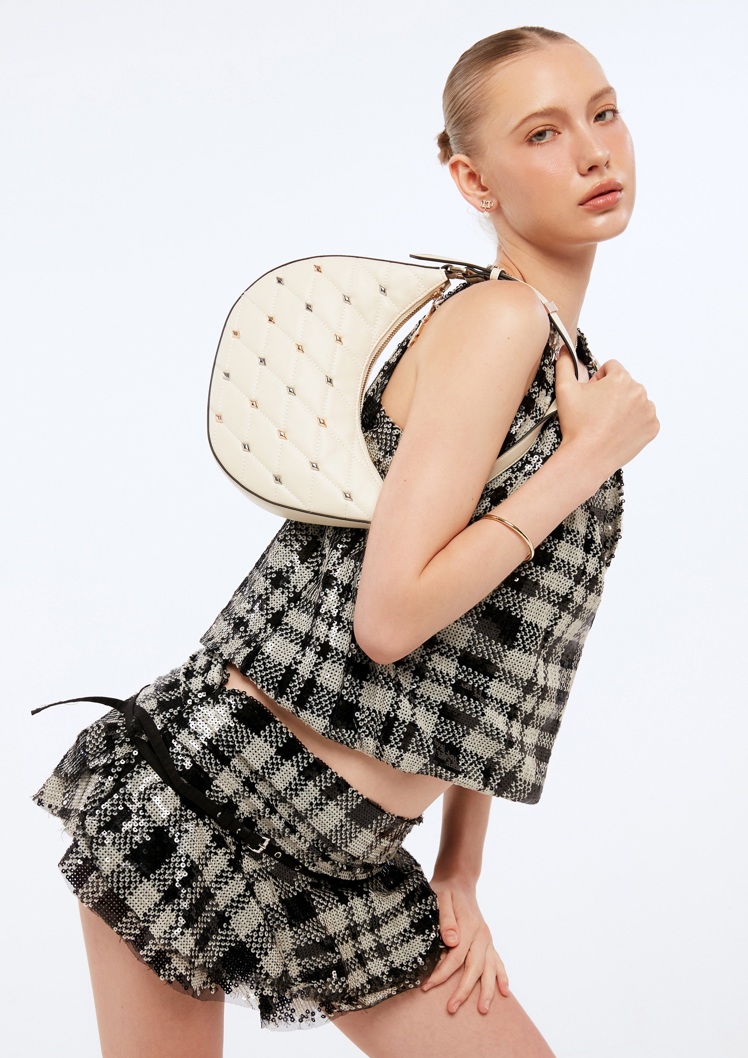 Thunder S Shoulder Bag - Off-White