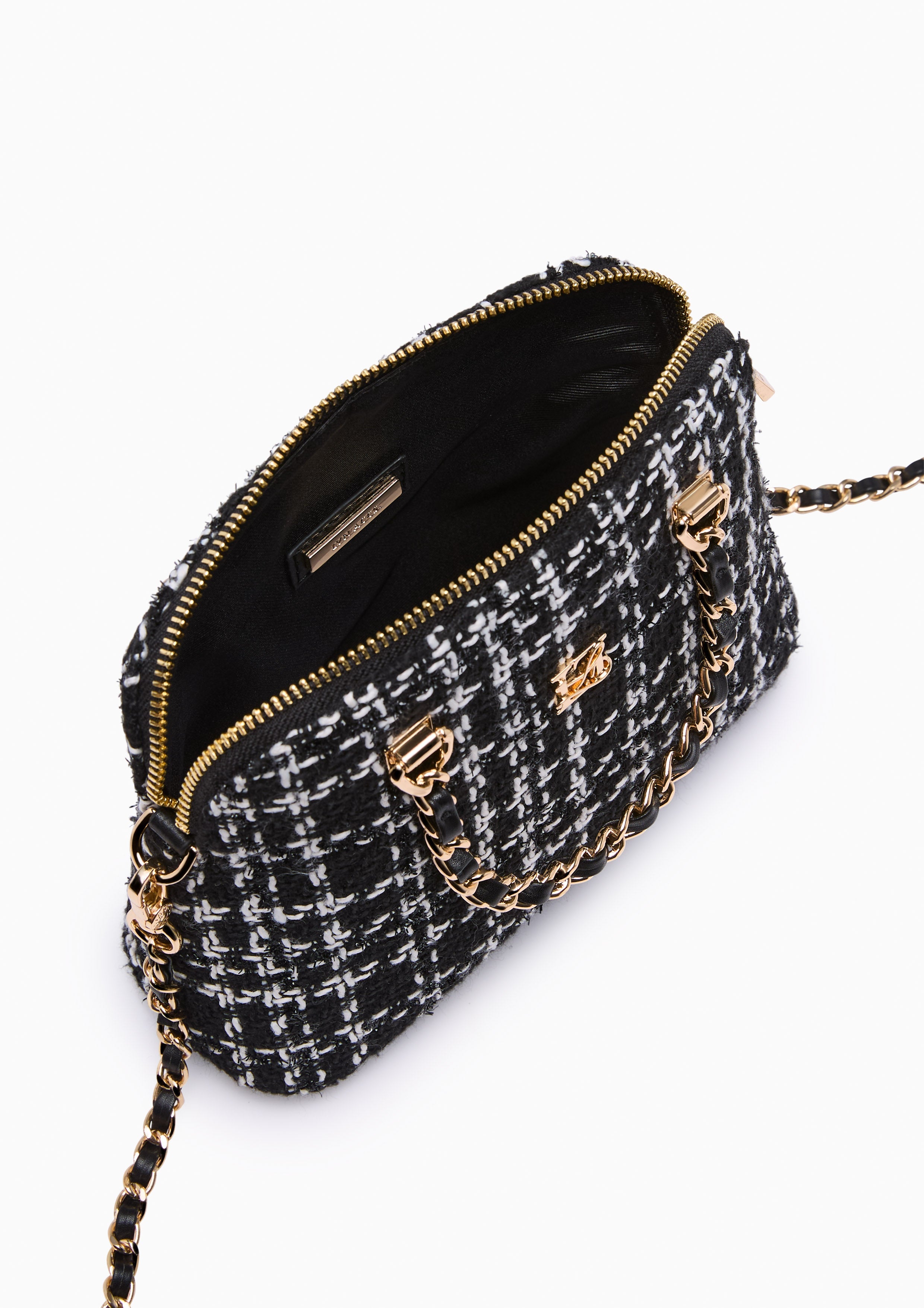 Fraise Handle Crossbody Bag - Black