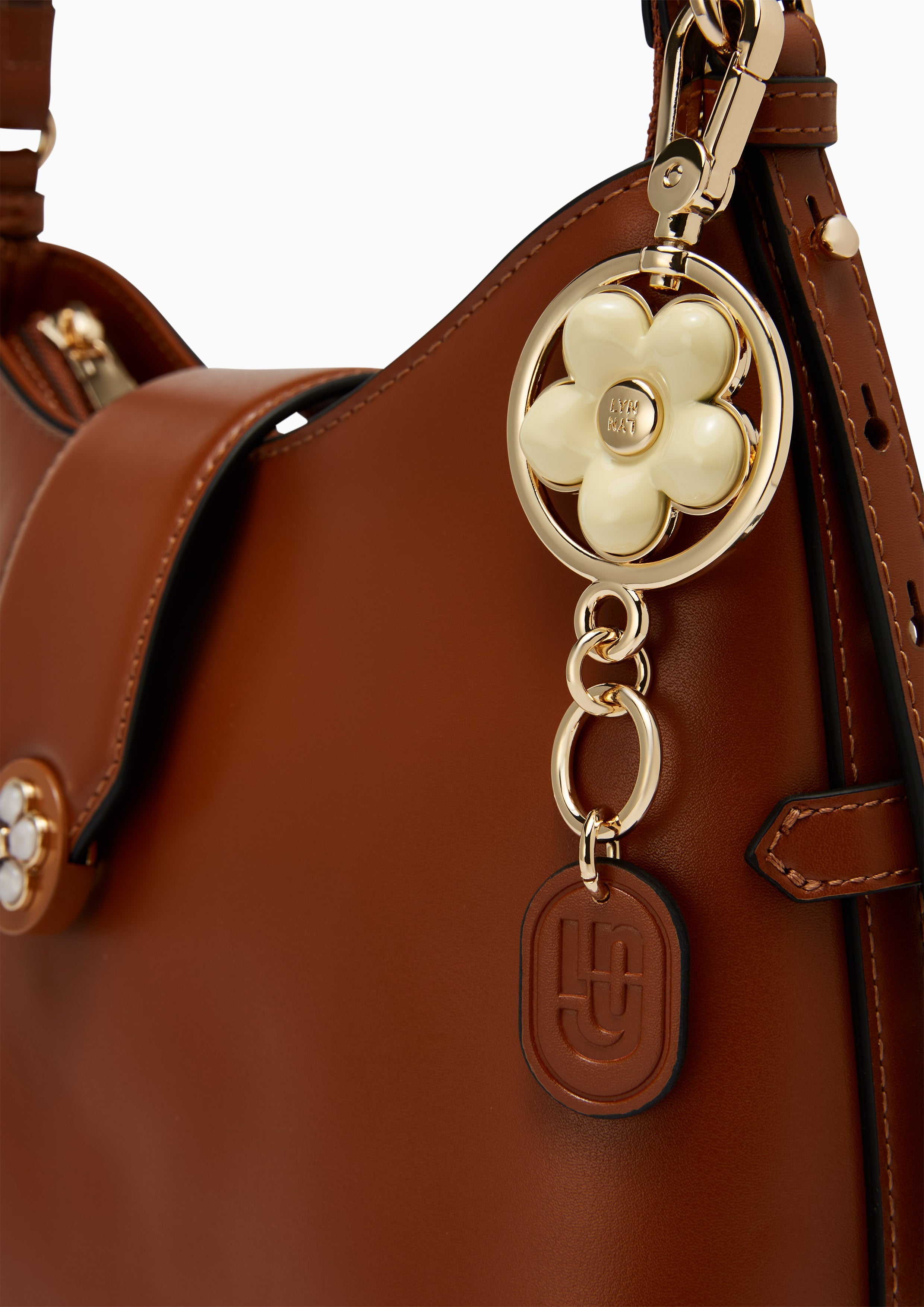 Adria M Shoulder Bag - Tan
