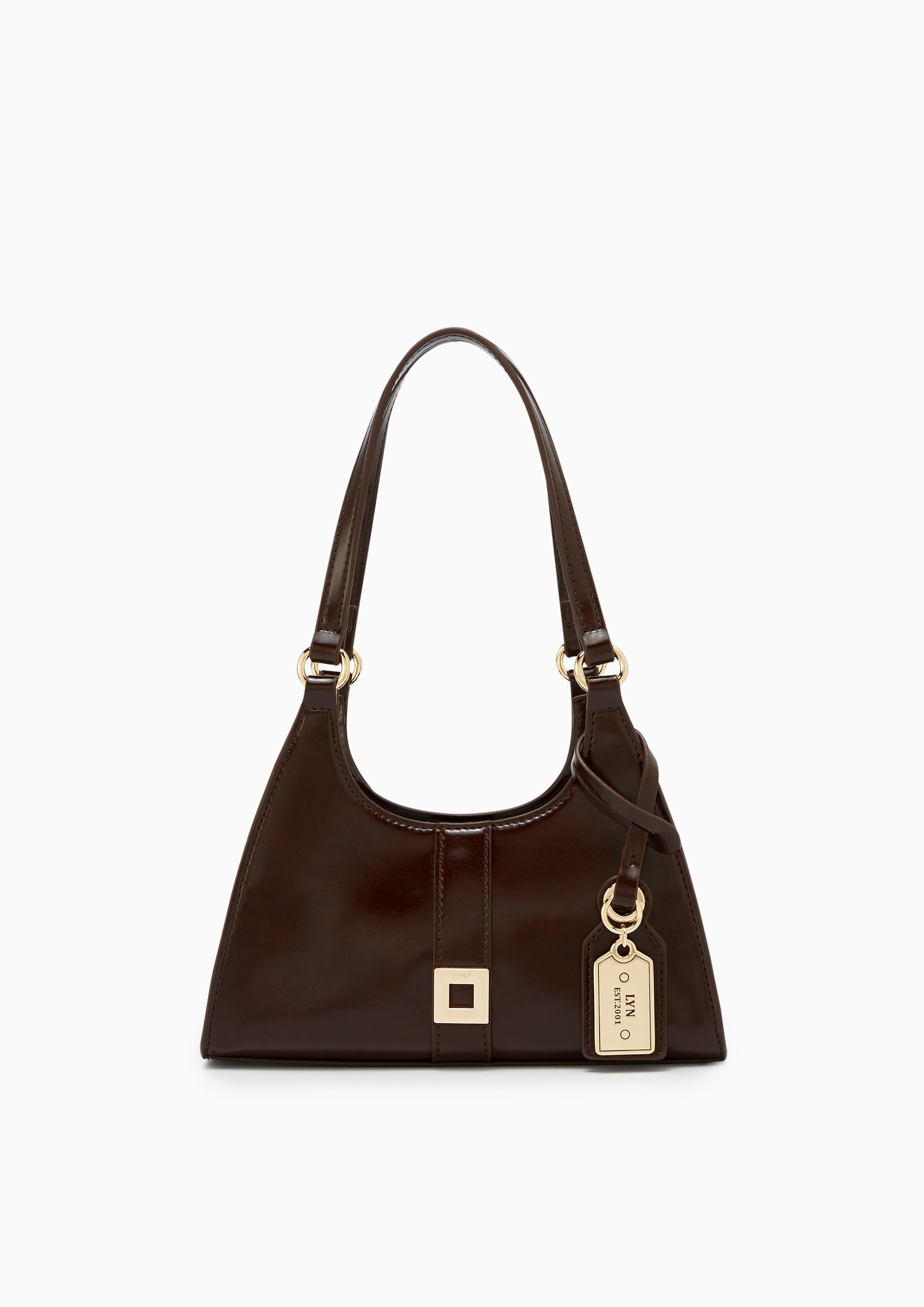Imiko M Shoulder Bag - Dark Brown