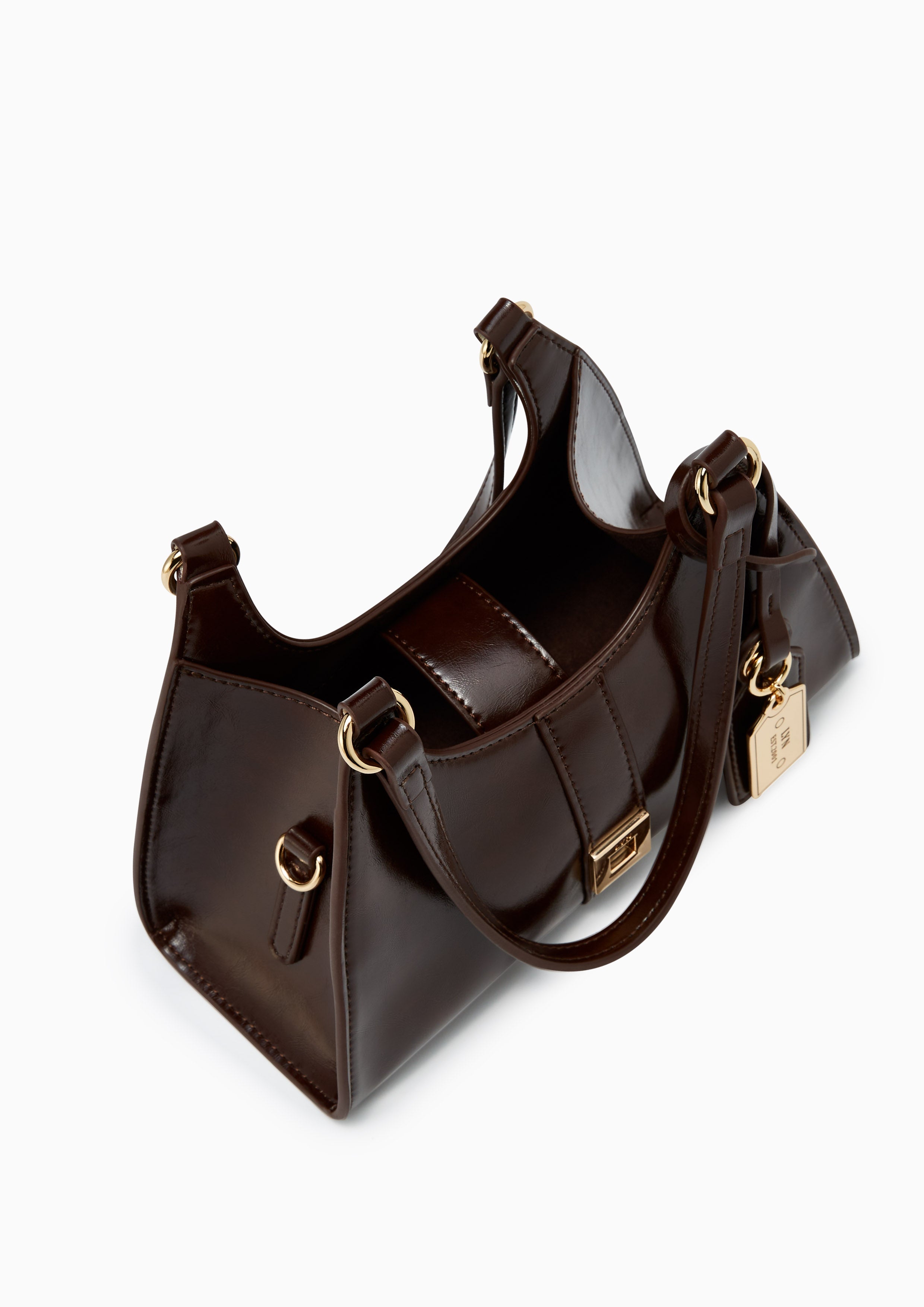 Imiko M Shoulder Bag - Dark Brown