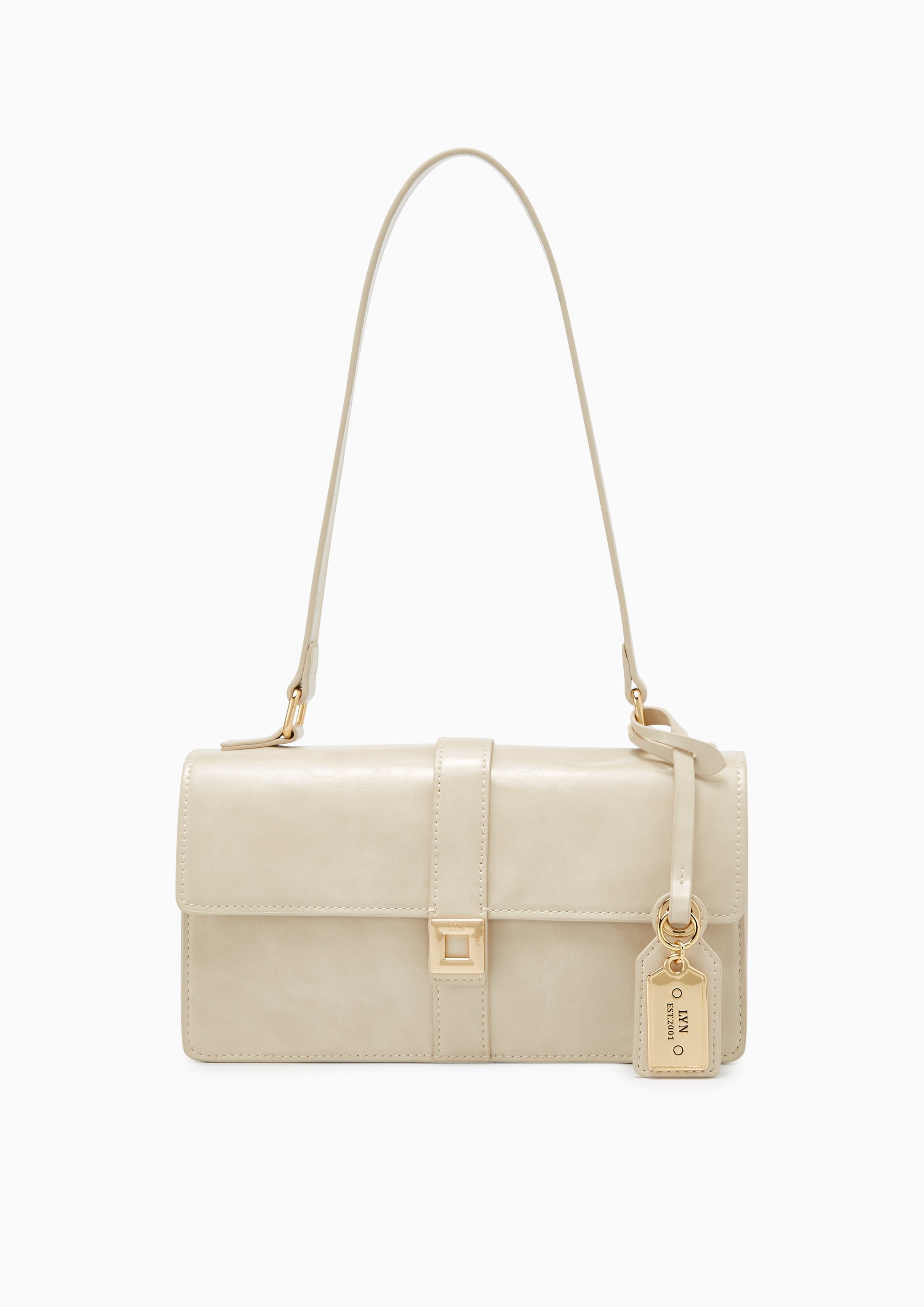 Imiko L Shoulder Bag - Light Beige