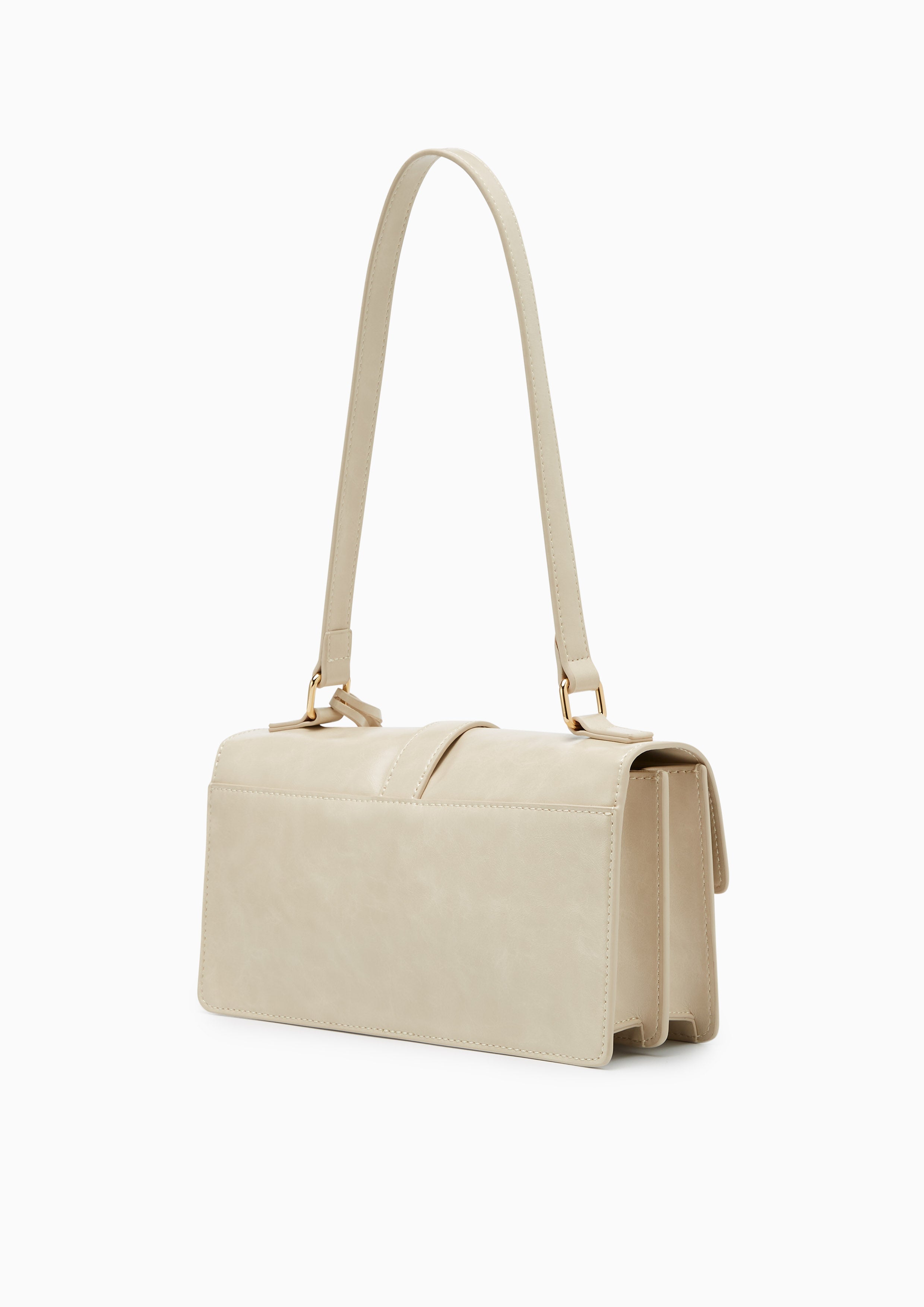 Imiko L Shoulder Bag - Light Beige