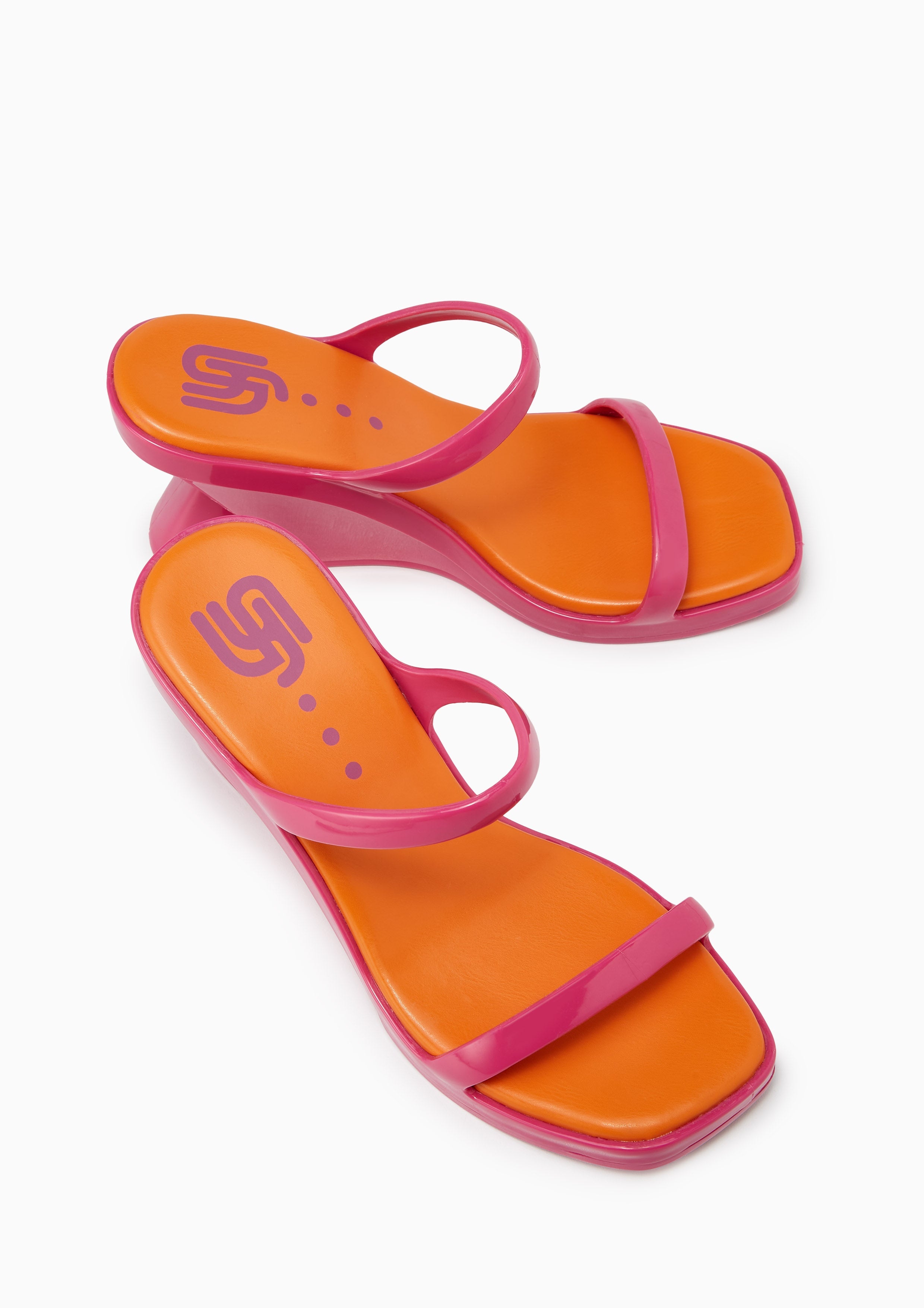 Jojo Jelly Flats And Sandals - Pink Variation 2