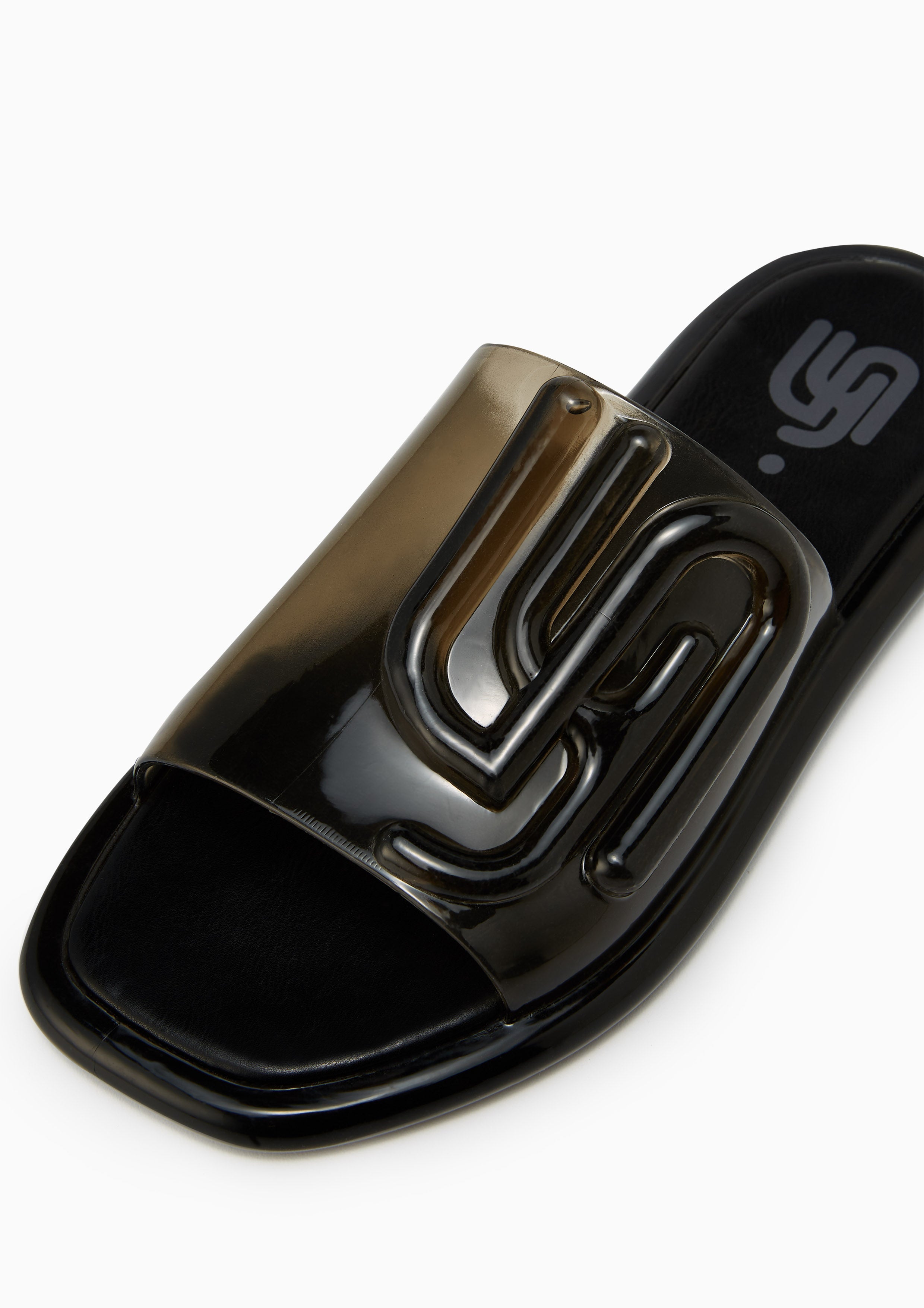 Jilly Jelly Flats And Sandals - Black