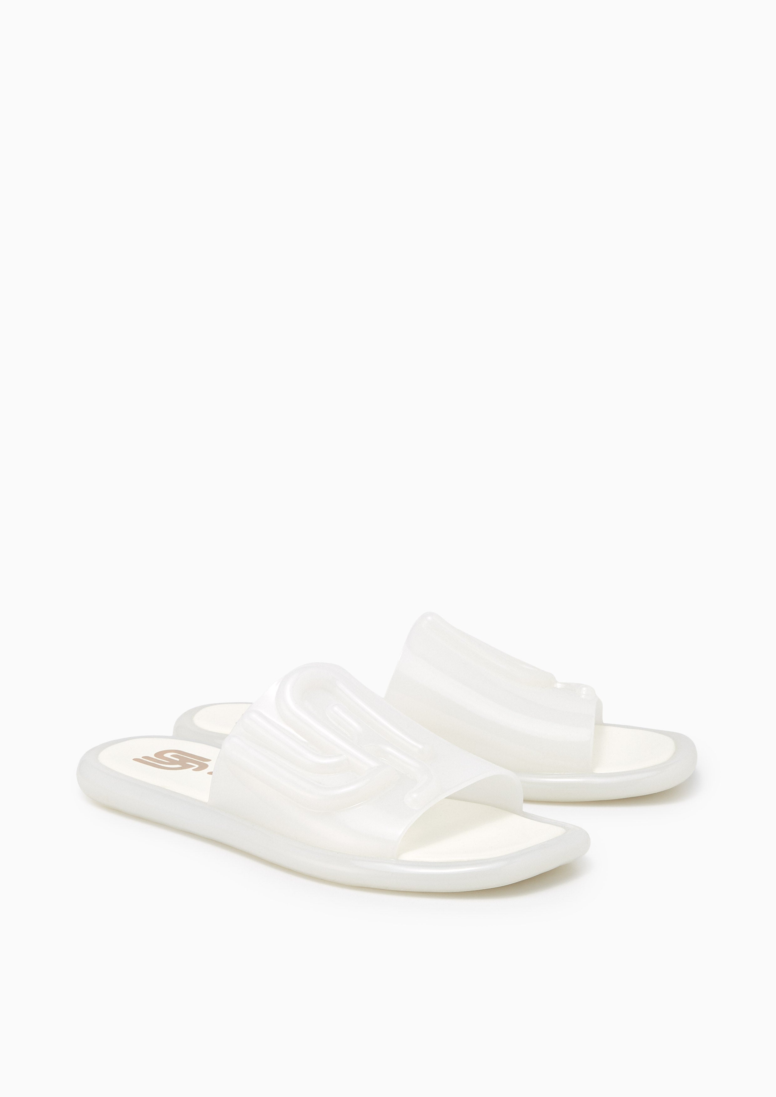 Jilly Jelly Flats And Sandals - White