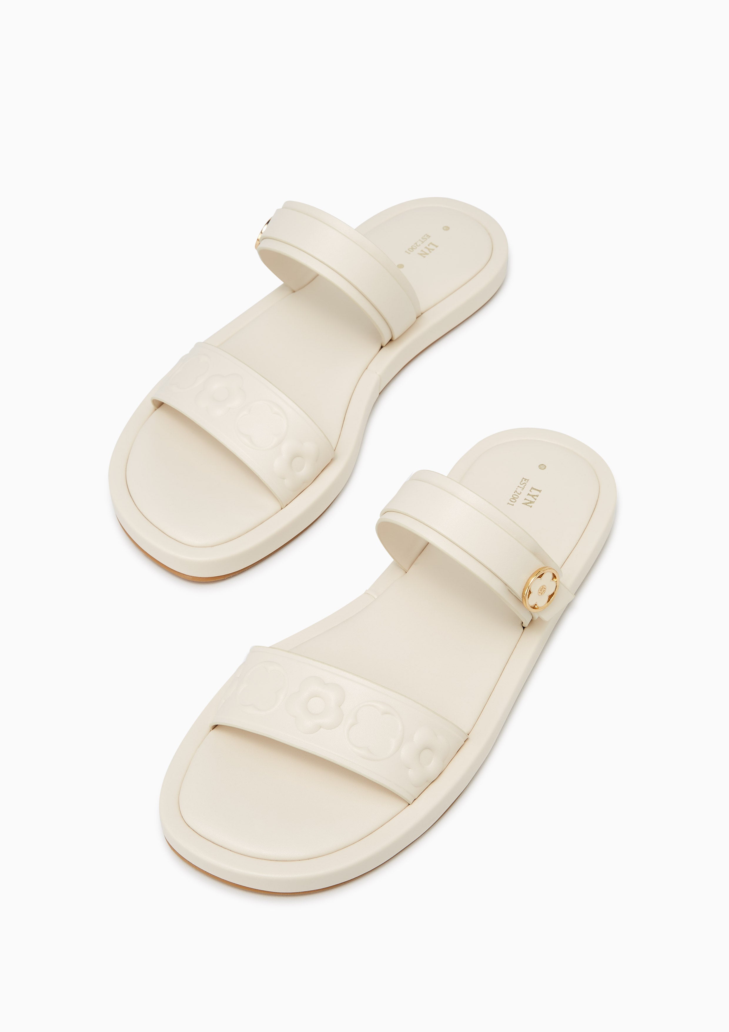 Blossom Flats And Sandals - Ivory
