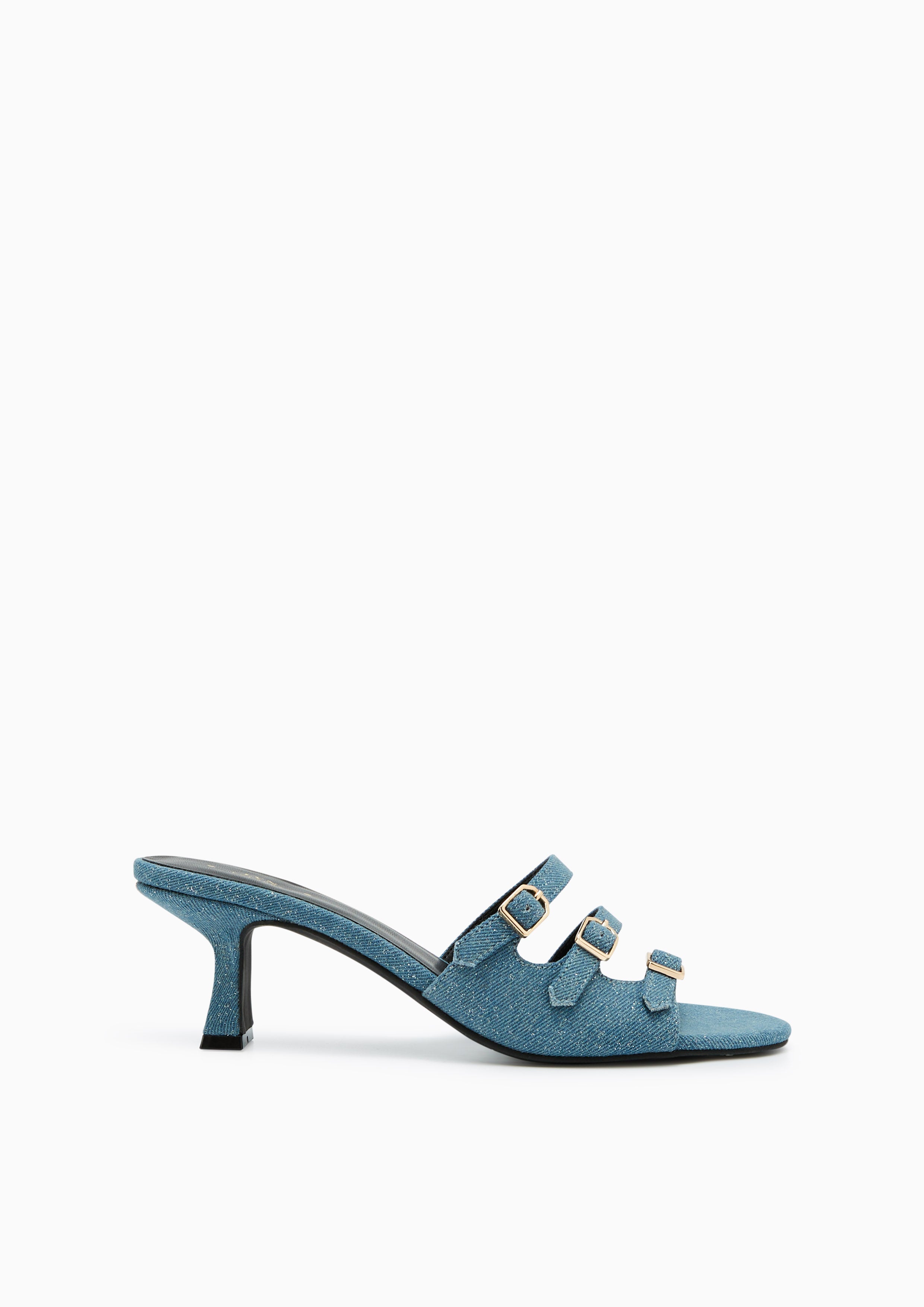 Caden Denim Flats And Sandals - Blue Variation 2