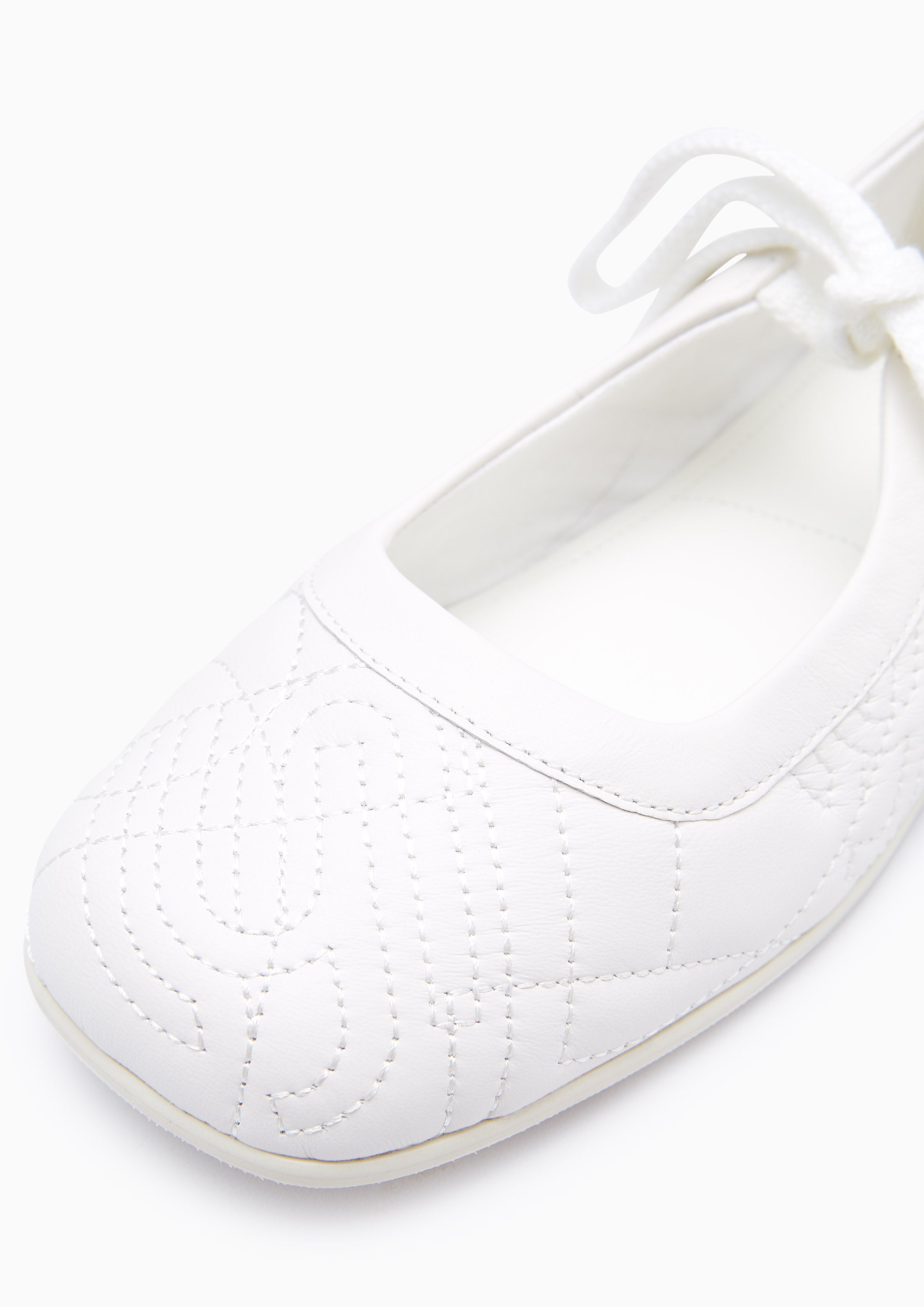Lanie Ballet Infinite Flats And Sandals - White