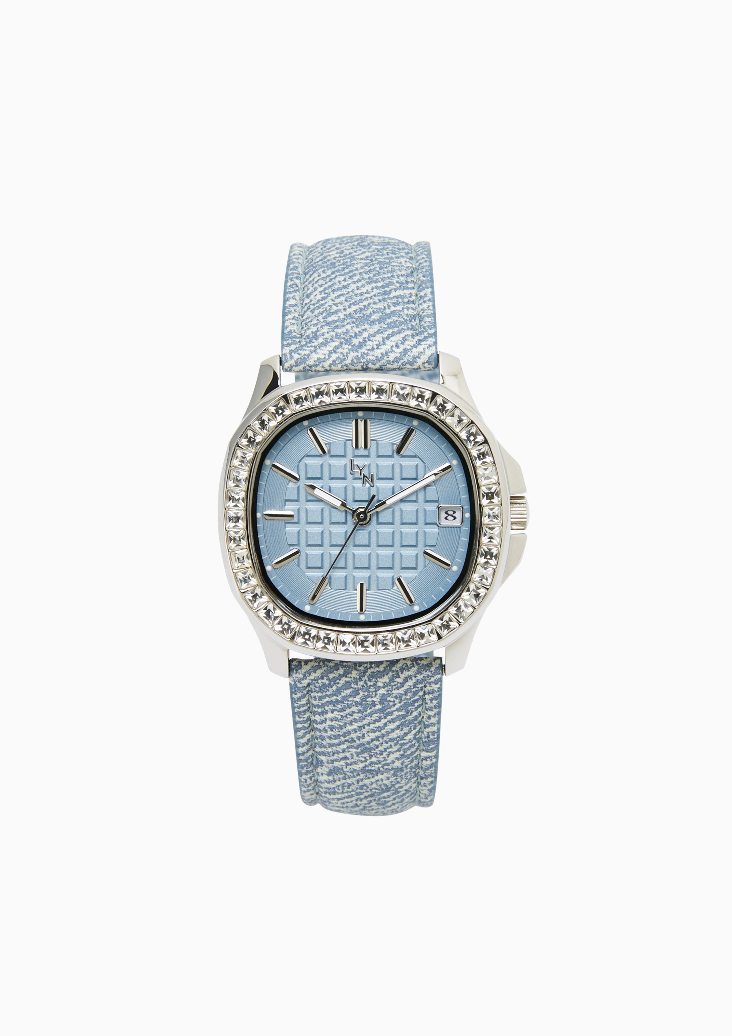 Nicole Denim Watch - Blue
