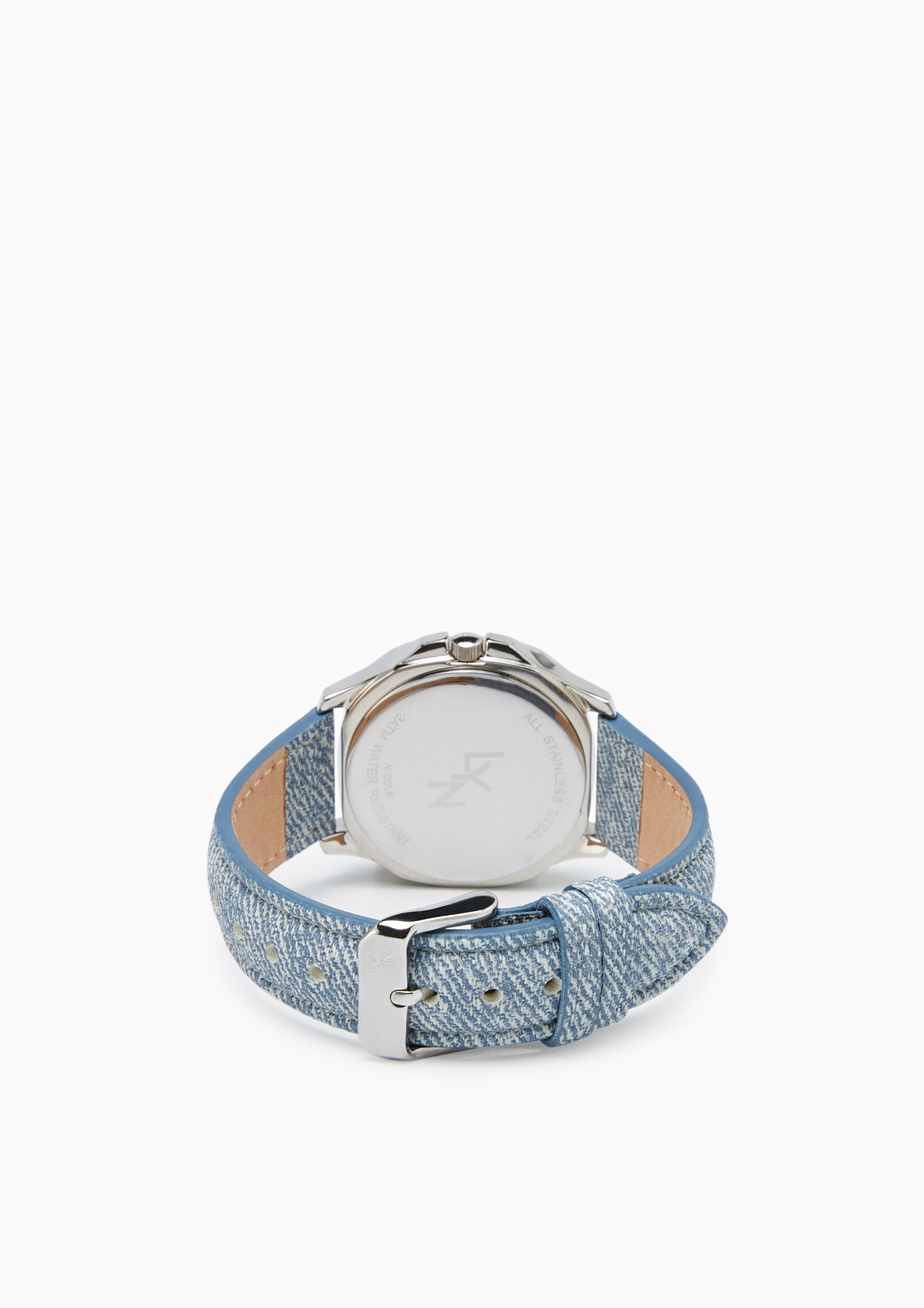 Nicole Denim Watch - Blue