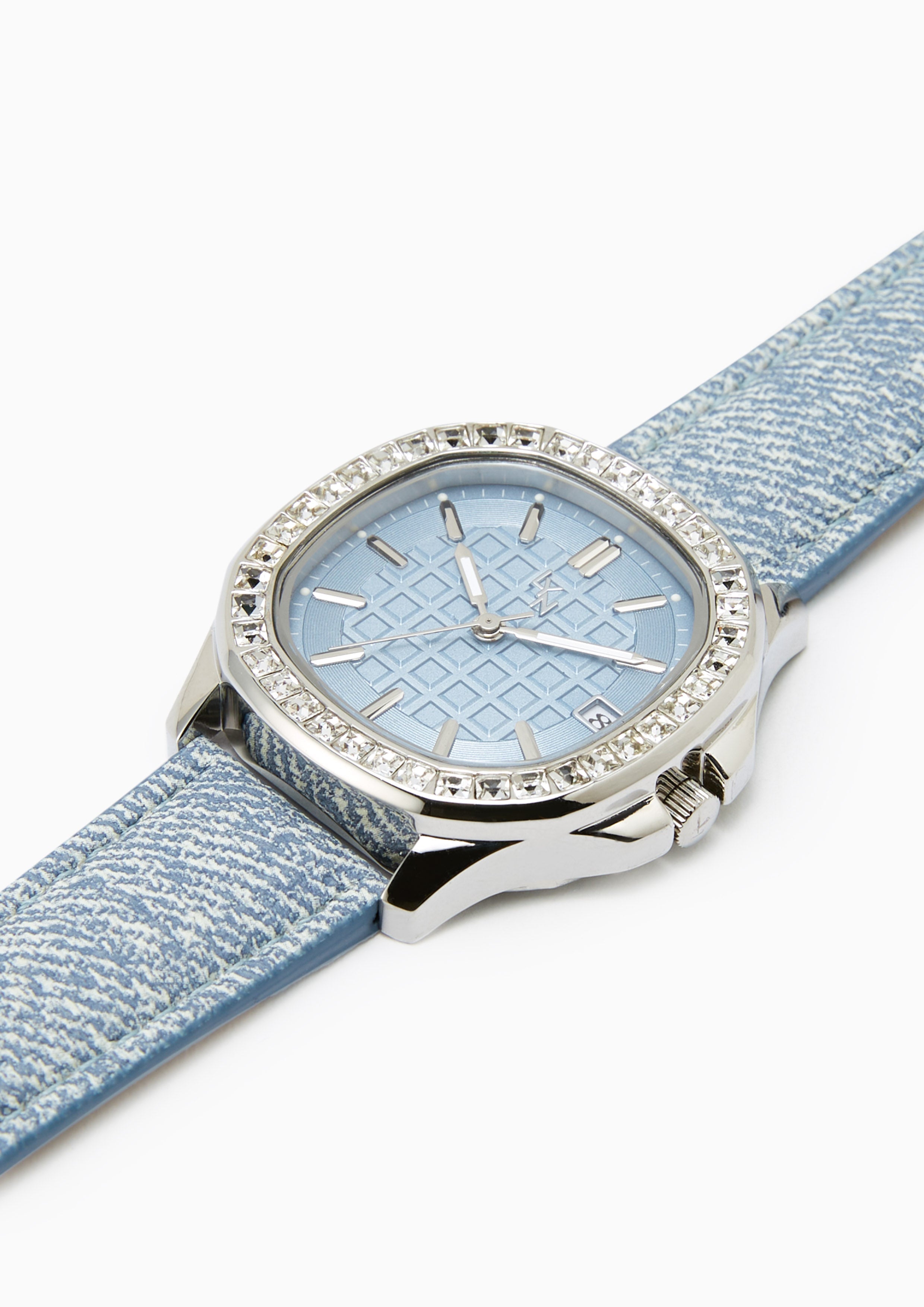 Nicole Denim Watch - Blue
