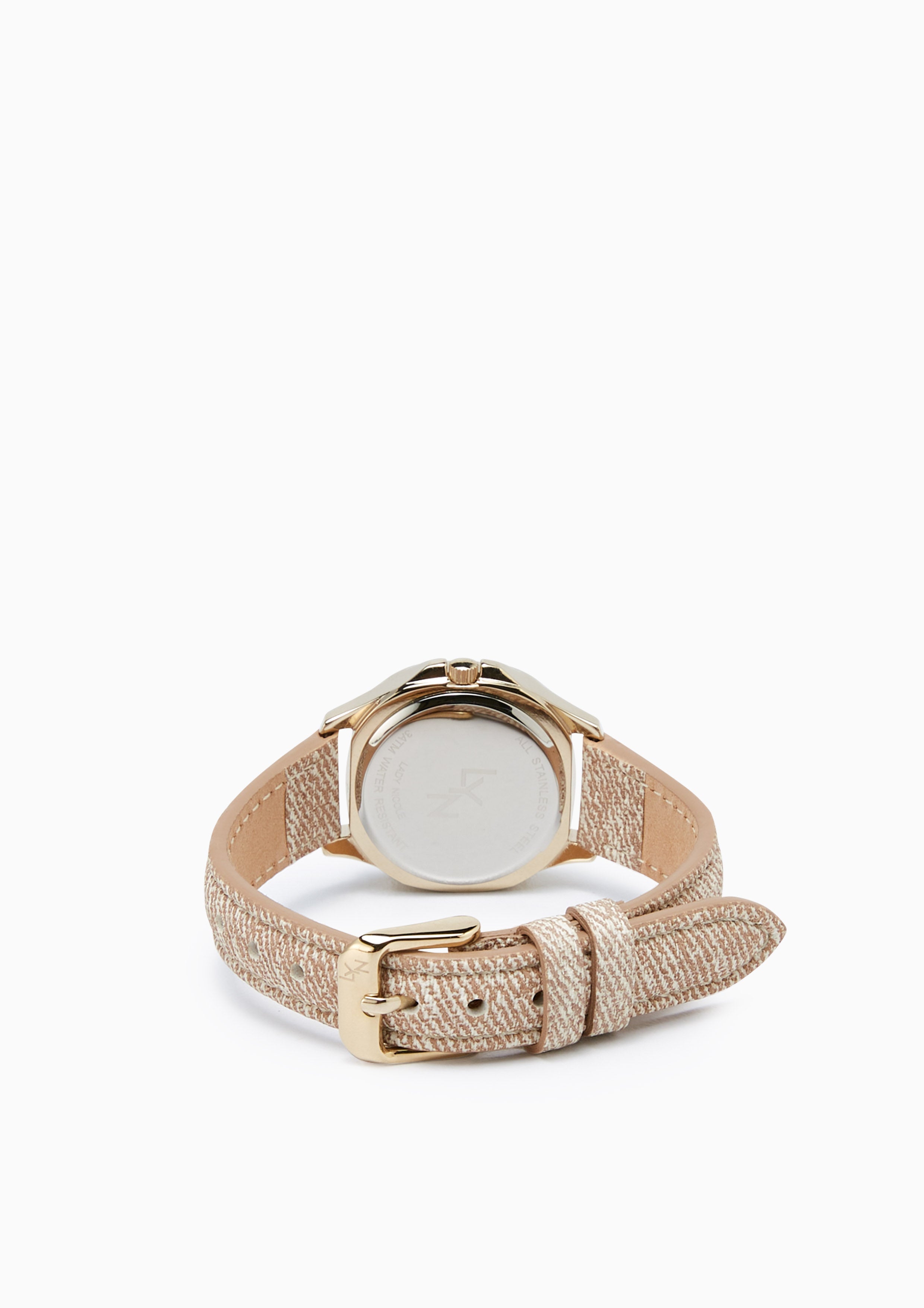 Lady Nicole Denim Watch - Beige