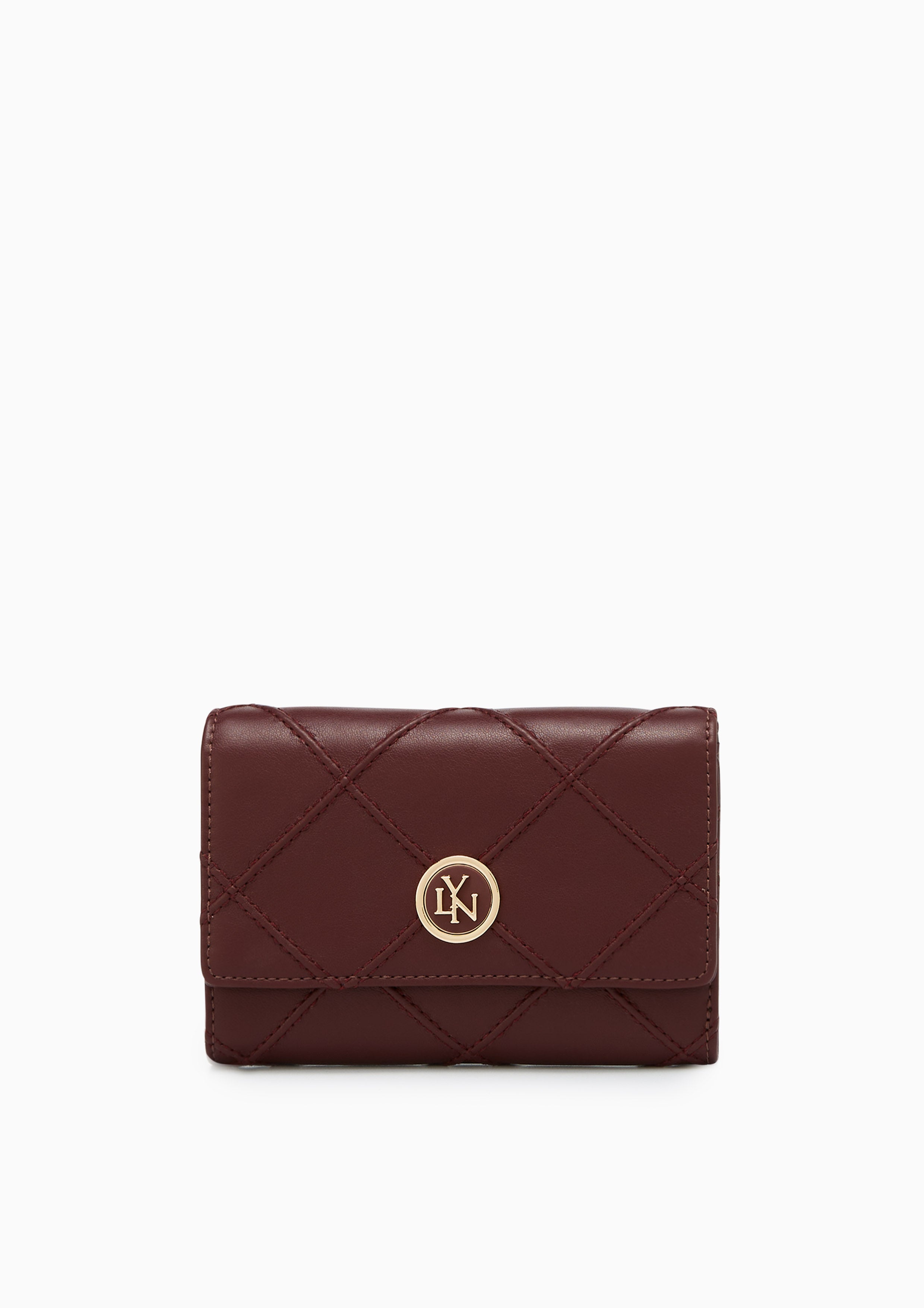Jaylen Short Wallet - Dark Red