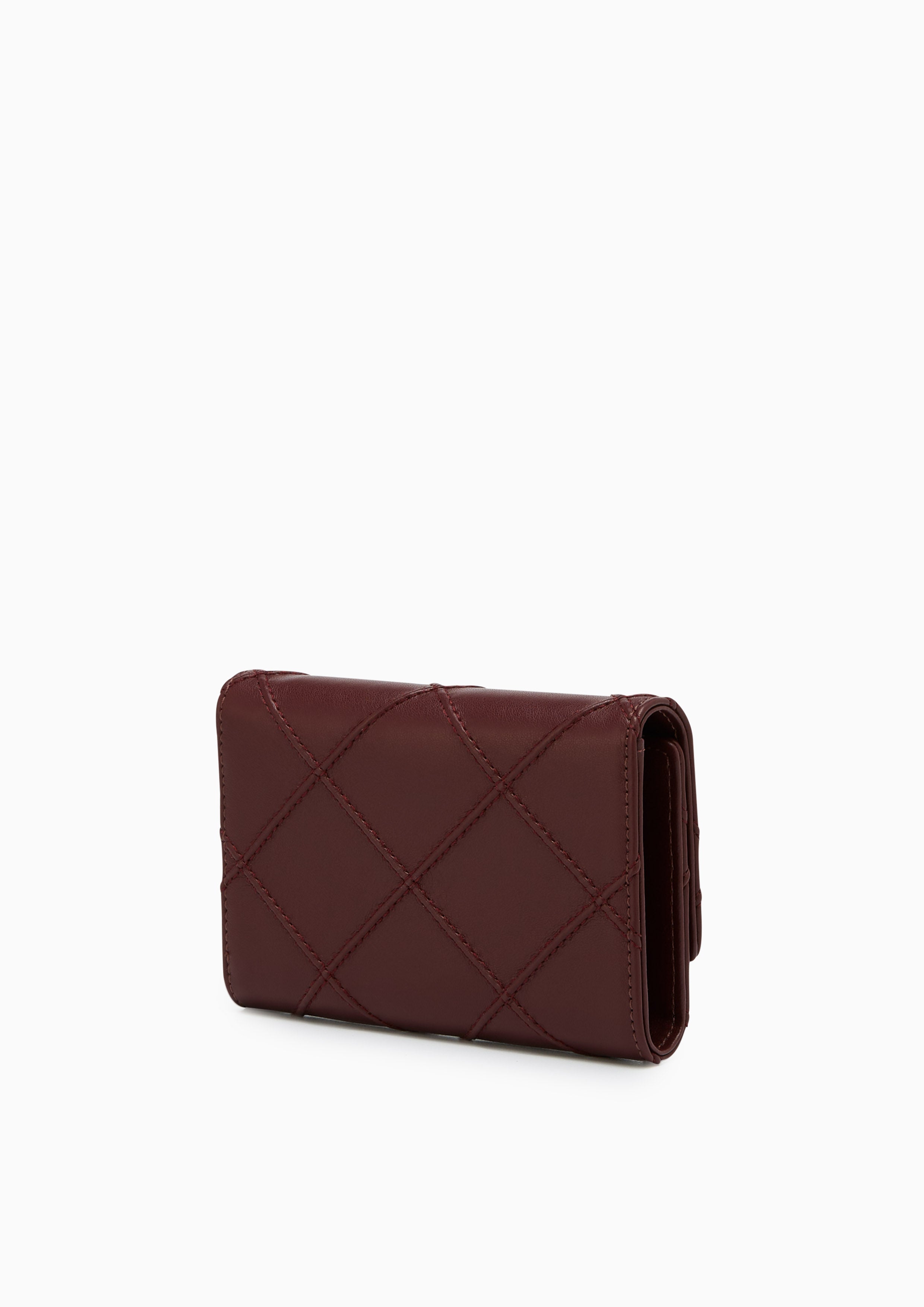 Jaylen Short Wallet - Dark Red